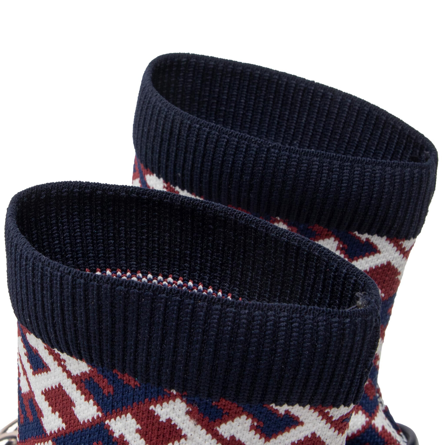 Tommy Hilfiger Polokozačky Monogram Bootie FW0FW06823 Tmavomodrá - Pepit.cz