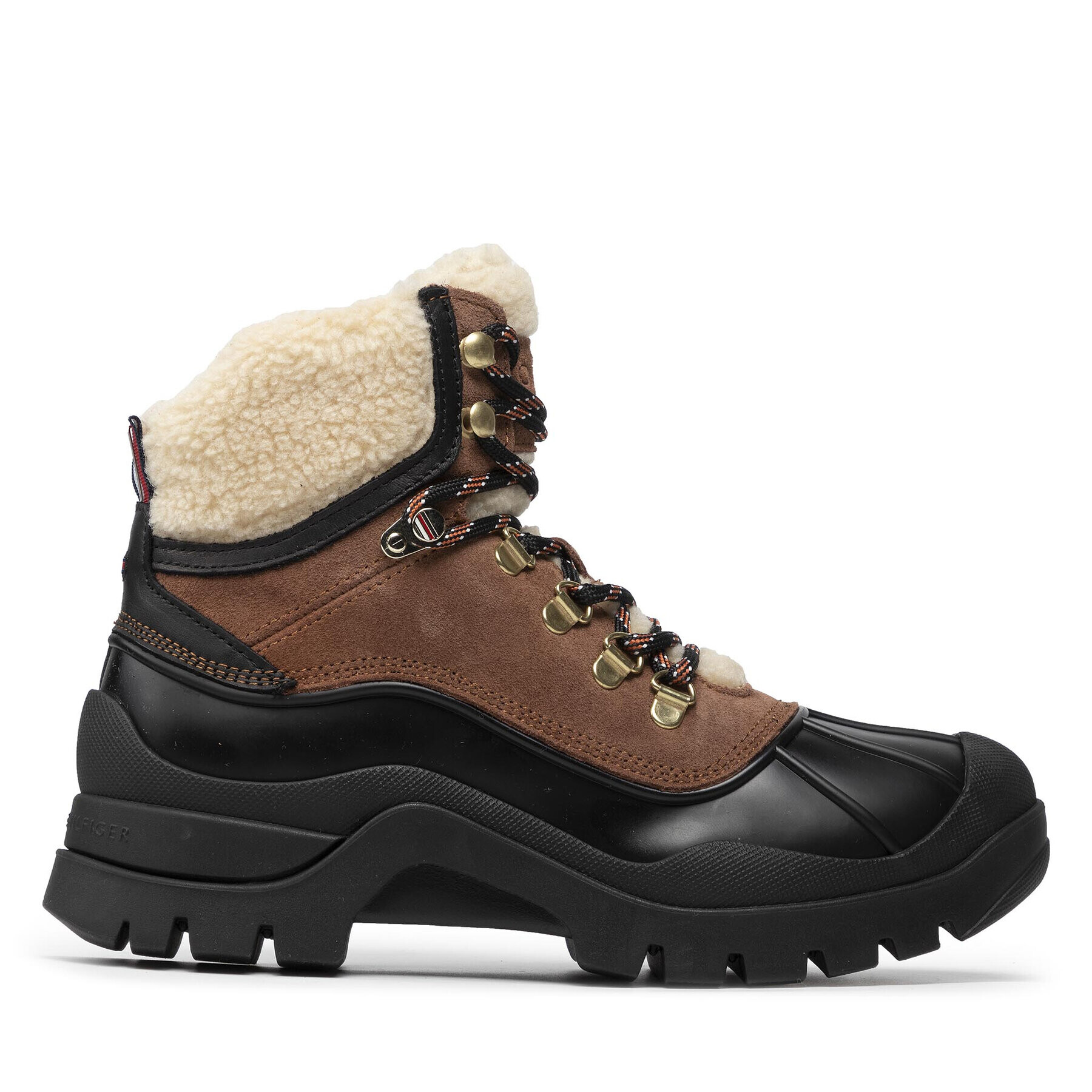 Tommy Hilfiger Polokozačky Outdoor Warmlined Boot FW0FW06007 Hnědá - Pepit.cz