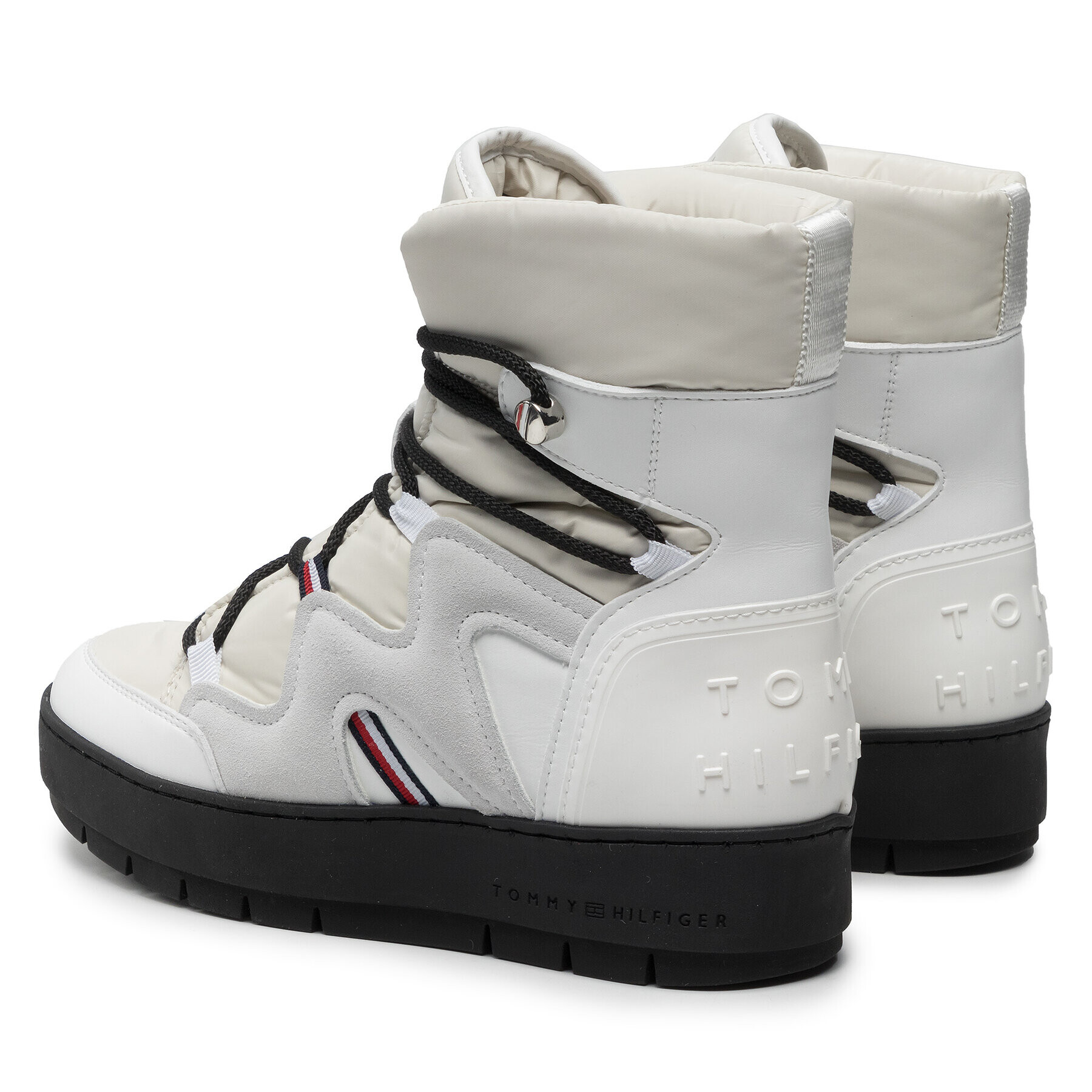 Tommy Hilfiger Polokozačky Snowboot FW0FW06052 Bílá - Pepit.cz