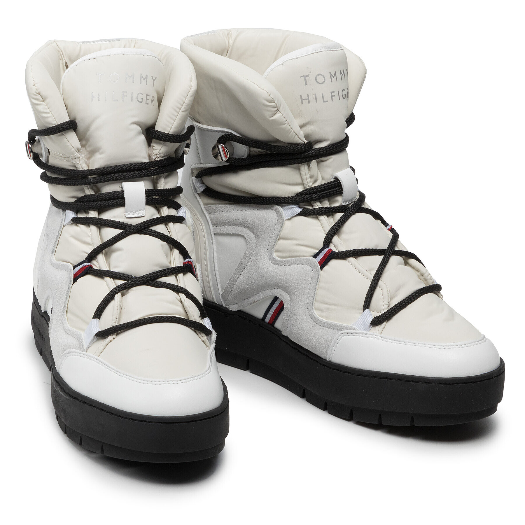 Tommy Hilfiger Polokozačky Snowboot FW0FW06052 Bílá - Pepit.cz