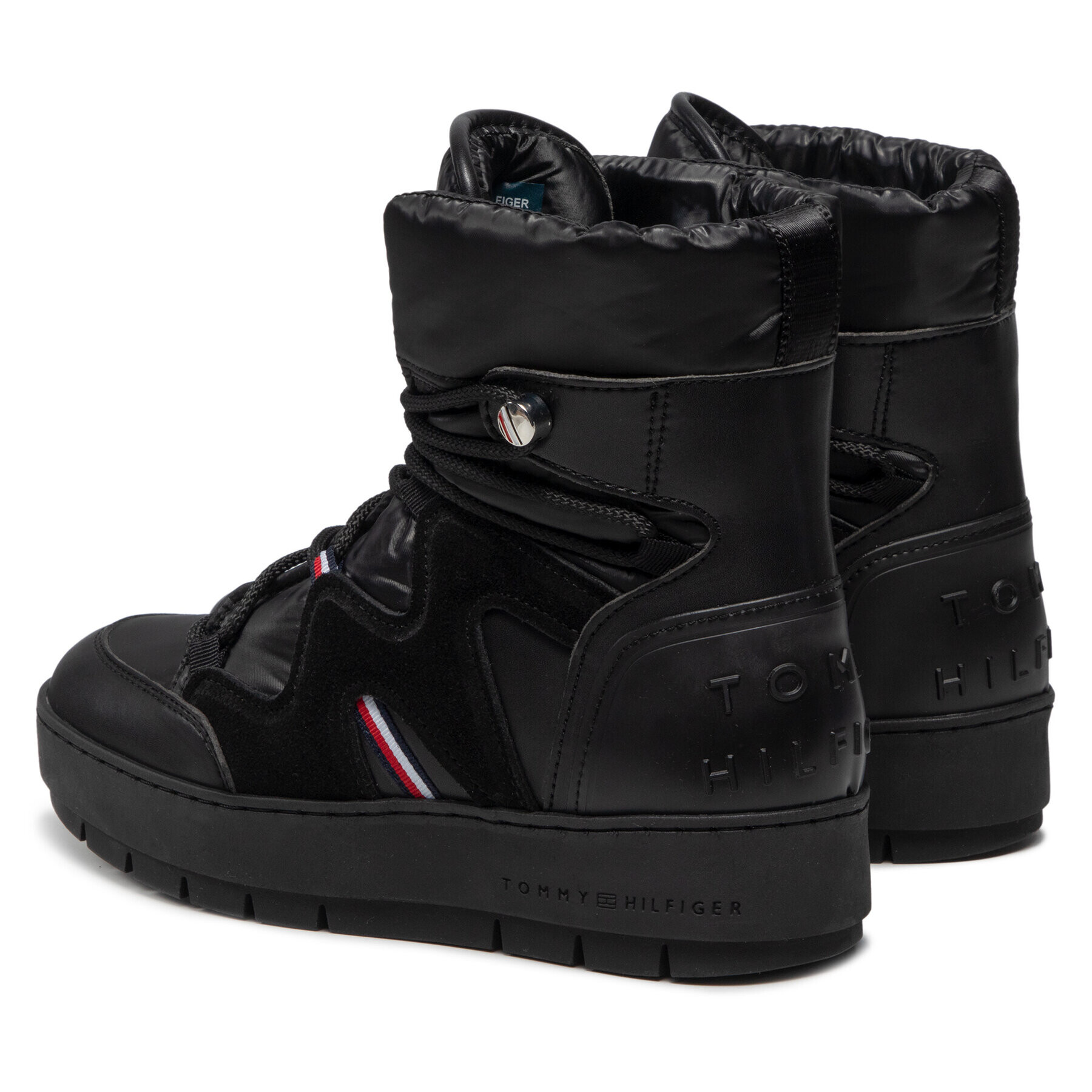 Tommy Hilfiger Polokozačky Snowboot FW0FW06052 Černá - Pepit.cz