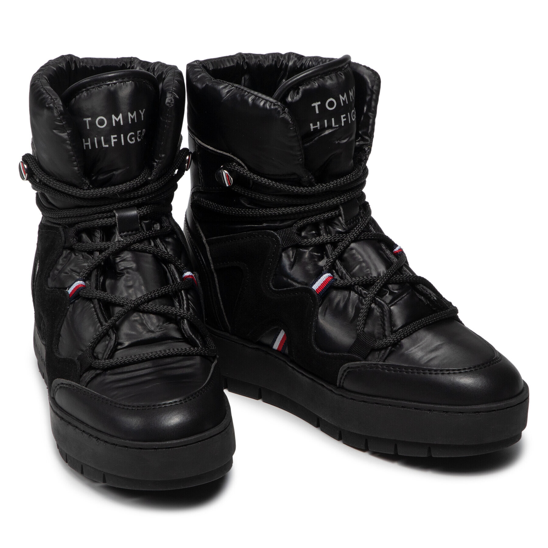 Tommy Hilfiger Polokozačky Snowboot FW0FW06052 Černá - Pepit.cz