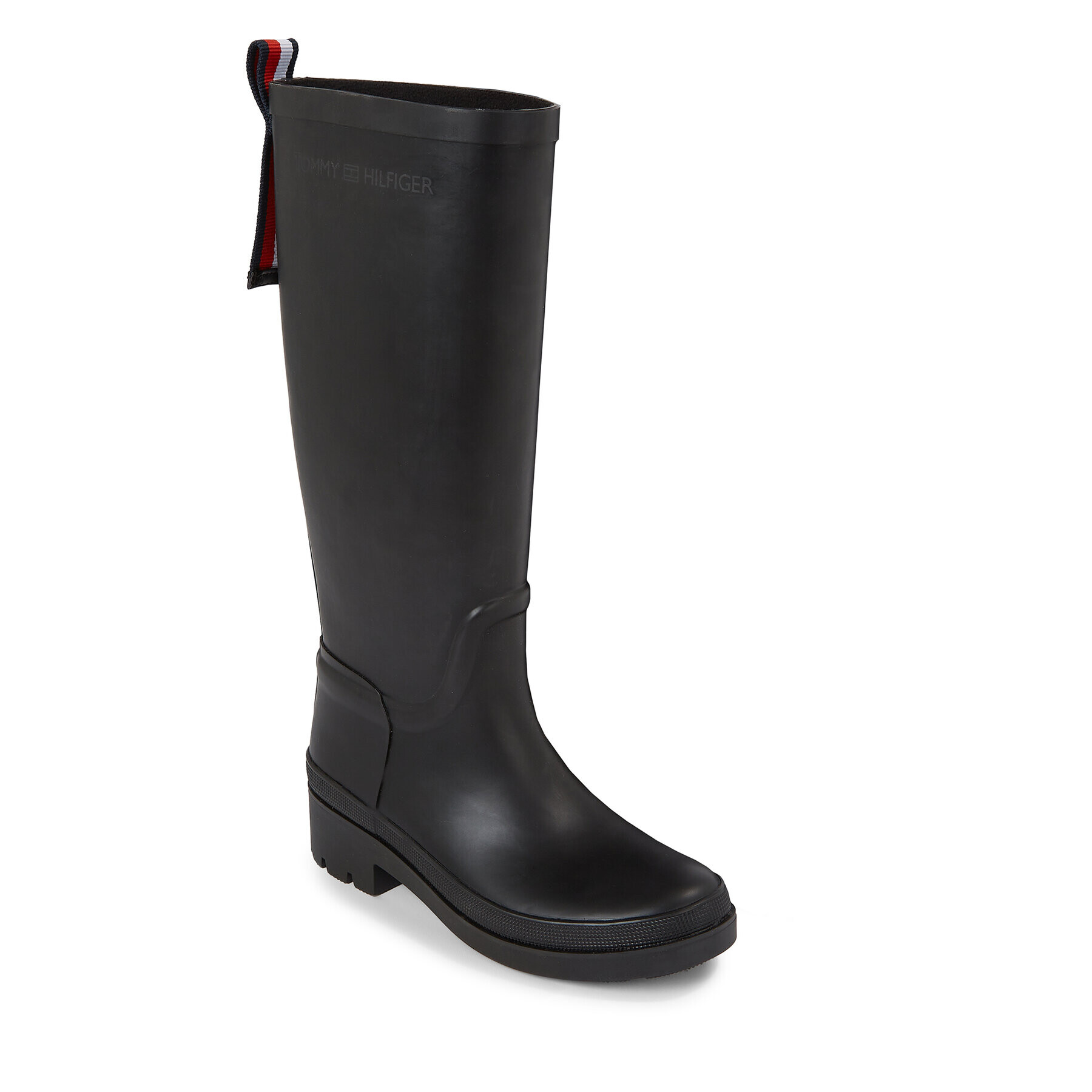 Tommy Hilfiger Holínky Tommy Rubberboot FW0FW07665 Černá - Pepit.cz