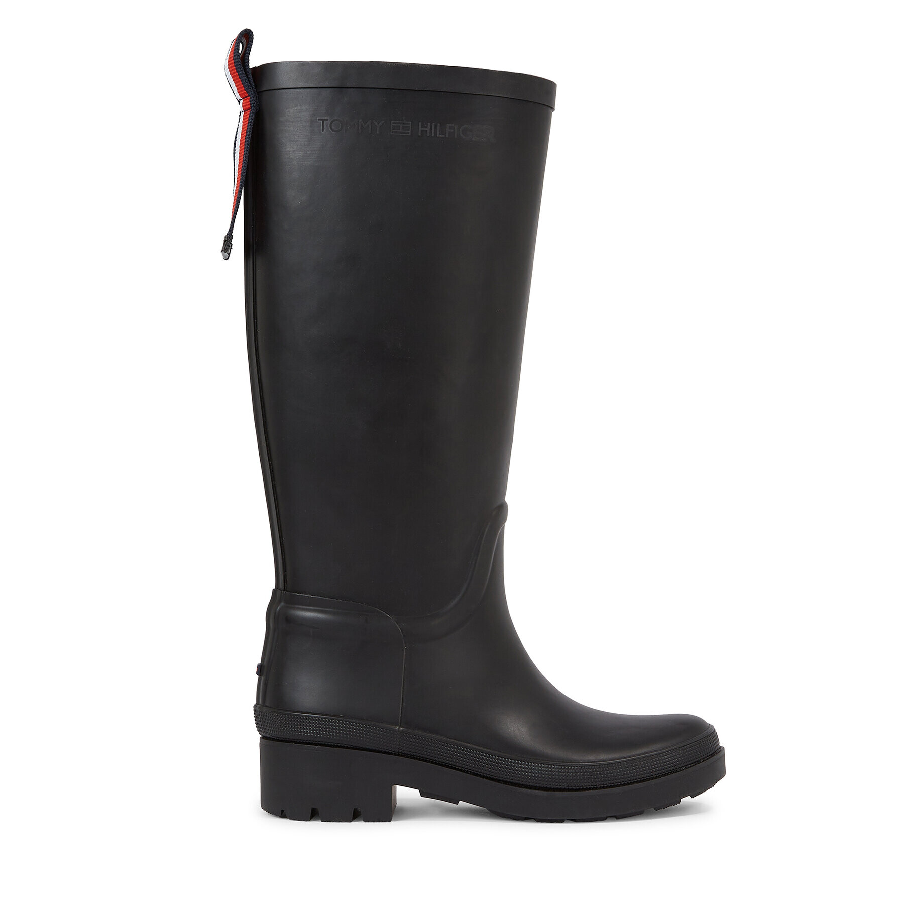 Tommy Hilfiger Holínky Tommy Rubberboot FW0FW07665 Černá - Pepit.cz