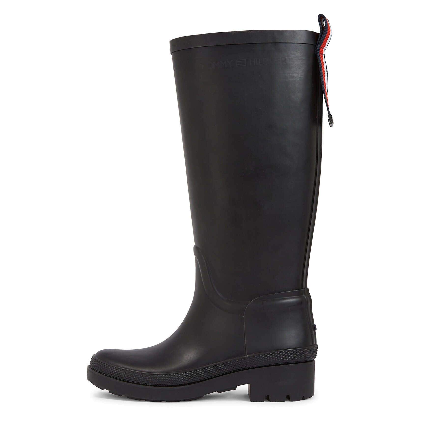 Tommy Hilfiger Holínky Tommy Rubberboot FW0FW07665 Černá - Pepit.cz