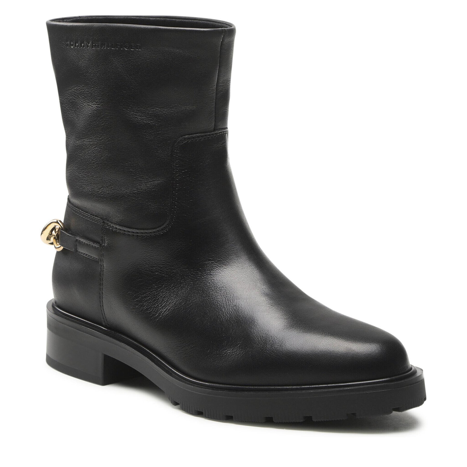 Tommy Hilfiger Polokozačky Toomy Twist Ankle Boot FW0FW06825 Černá - Pepit.cz