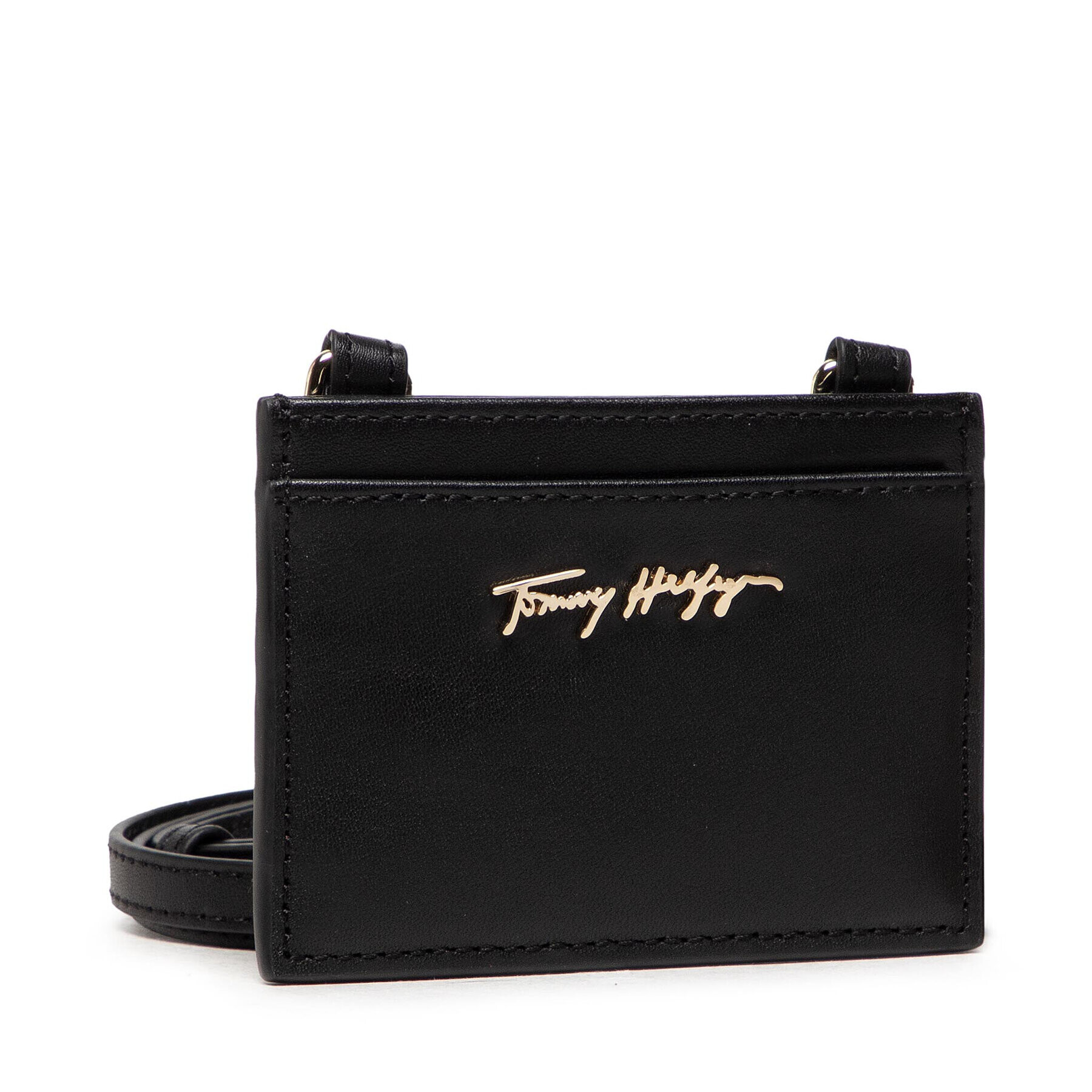 Tommy Hilfiger Pouzdro na kreditní karty Essential Leather Cc Holder AW0AW10536 Černá - Pepit.cz