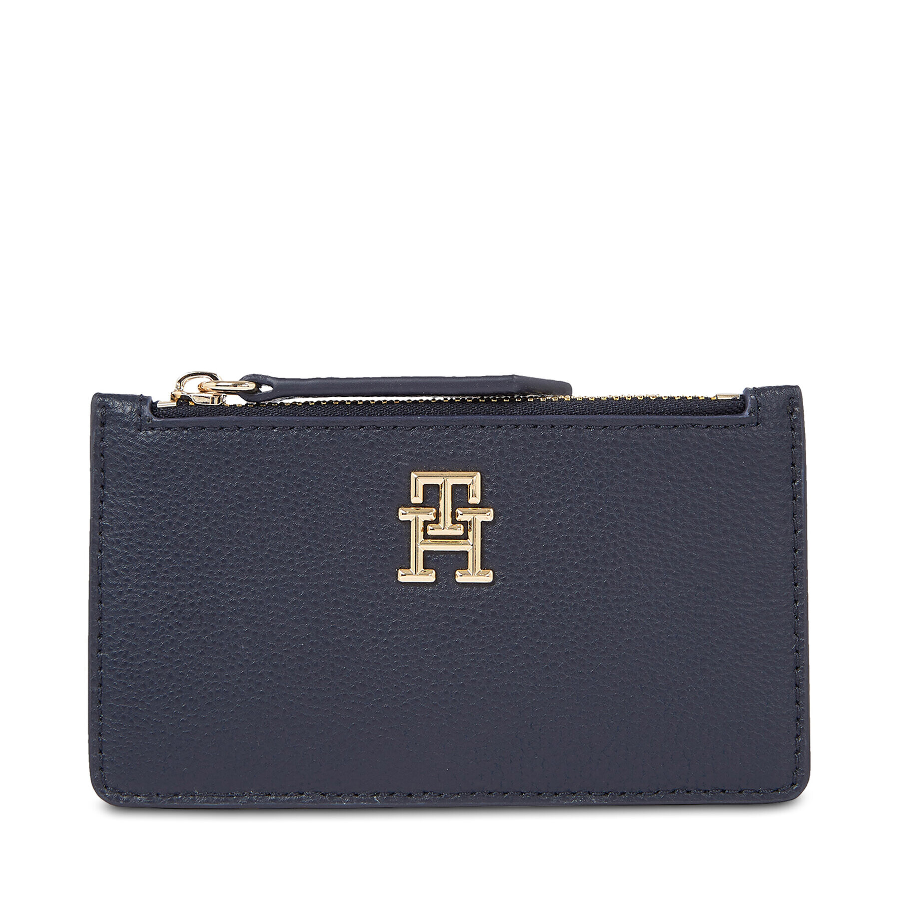 Tommy Hilfiger Pouzdro na kreditní karty Hilfiger Staple Cc Holder Zip AW0AW15267 Tmavomodrá - Pepit.cz