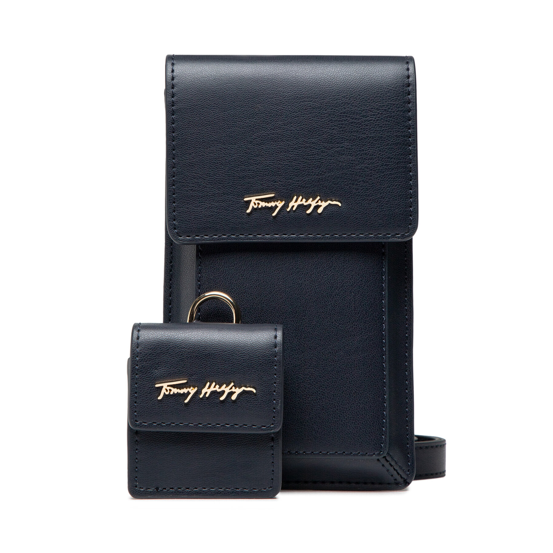 Tommy Hilfiger Pouzdro na mobil Iconic Tommy Phone Wallet AW0AW12078 Tmavomodrá - Pepit.cz