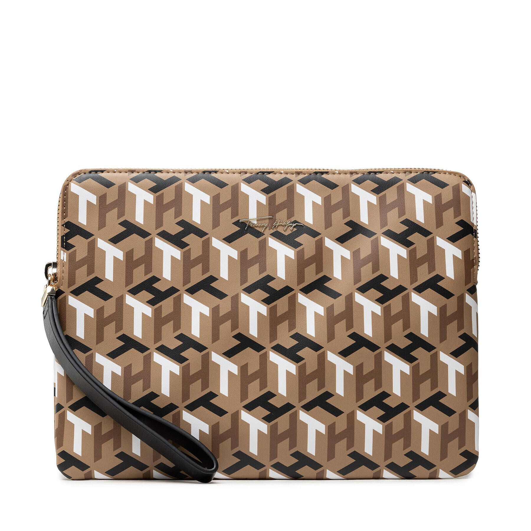 Tommy Hilfiger Pouzdro na tablet Iconic Tommy Tablet Case Mono AW0AW10549 Hnědá - Pepit.cz