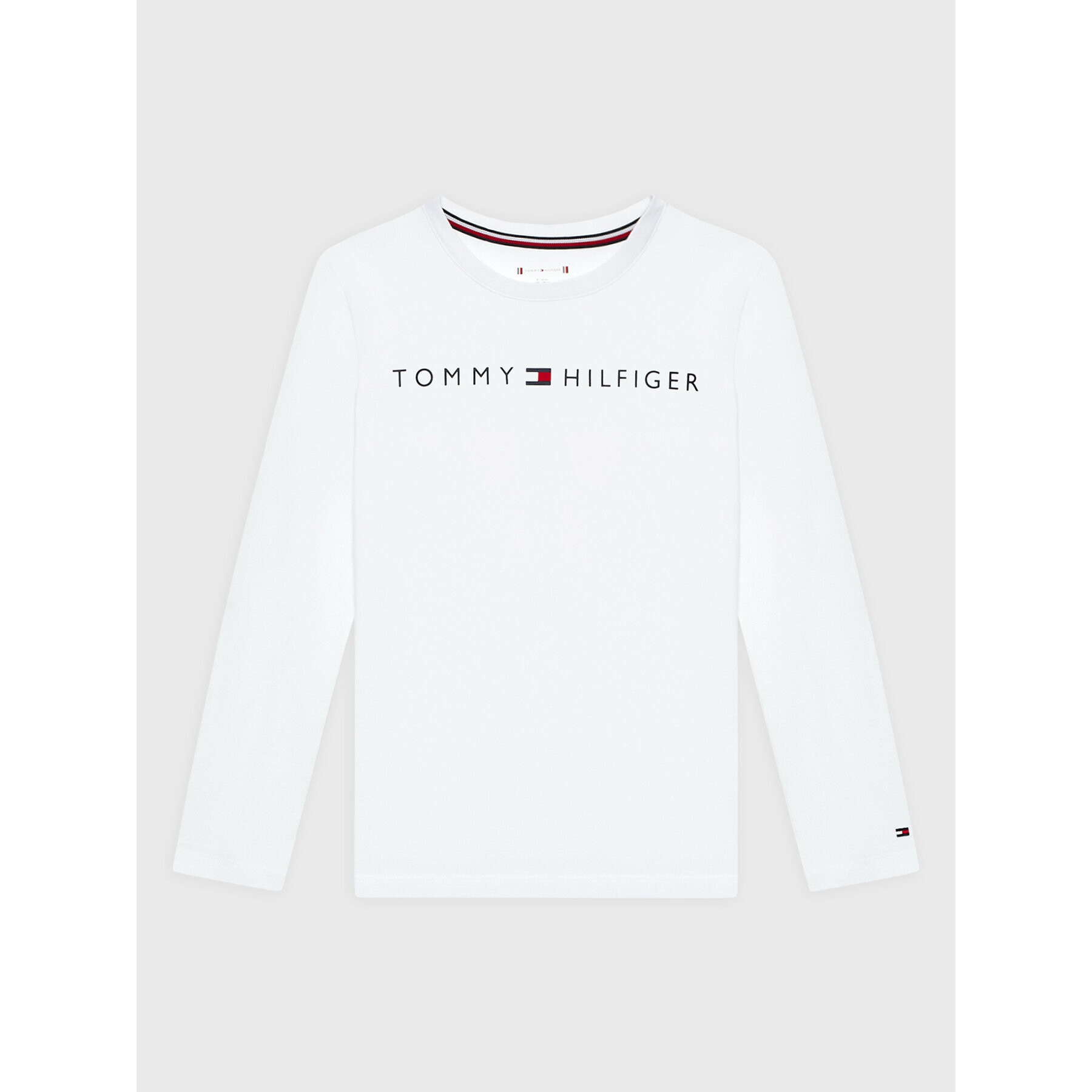 Tommy Hilfiger Pyžamo Basic UB0UB00406 Bílá Regular Fit - Pepit.cz