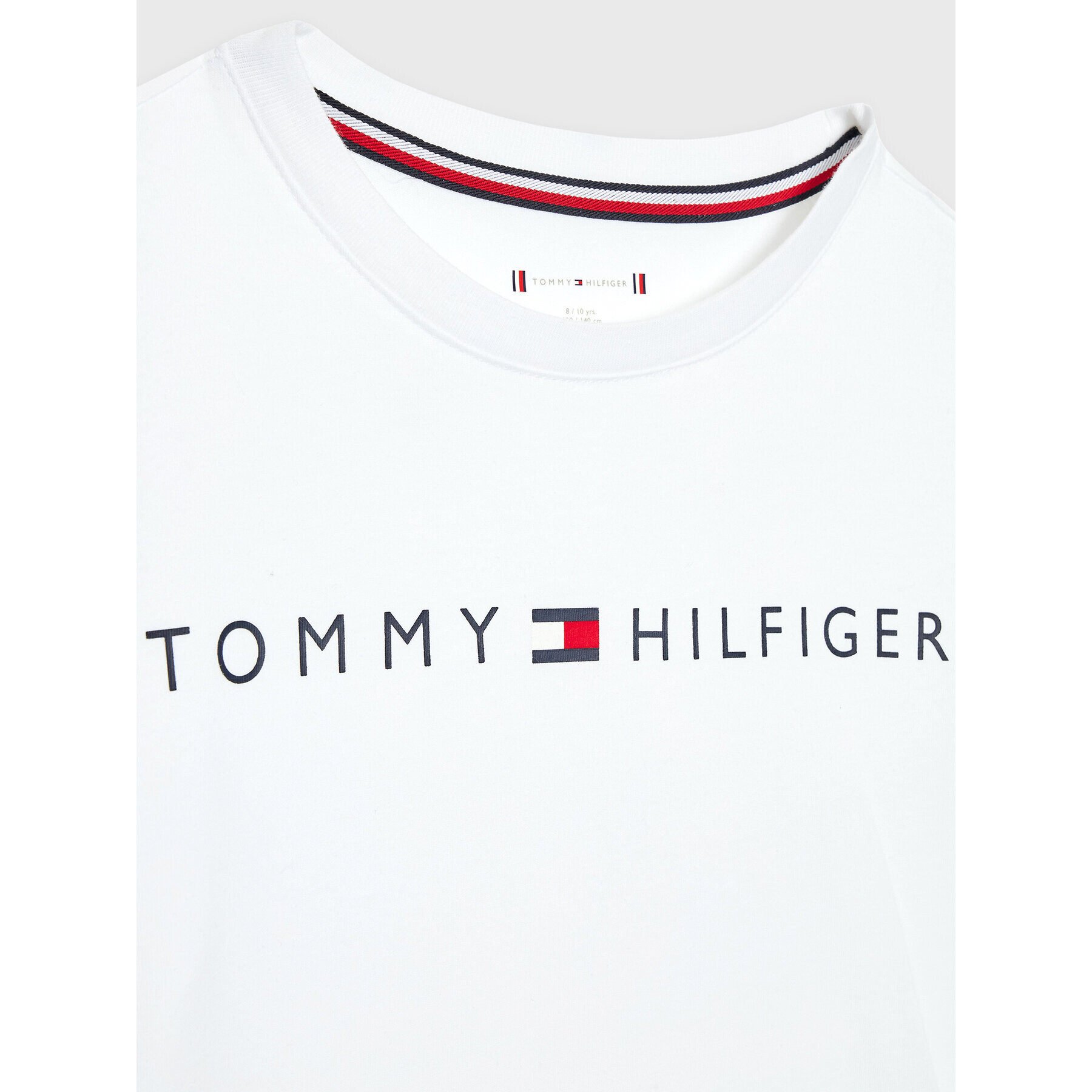 Tommy Hilfiger Pyžamo Basic UB0UB00406 Bílá Regular Fit - Pepit.cz