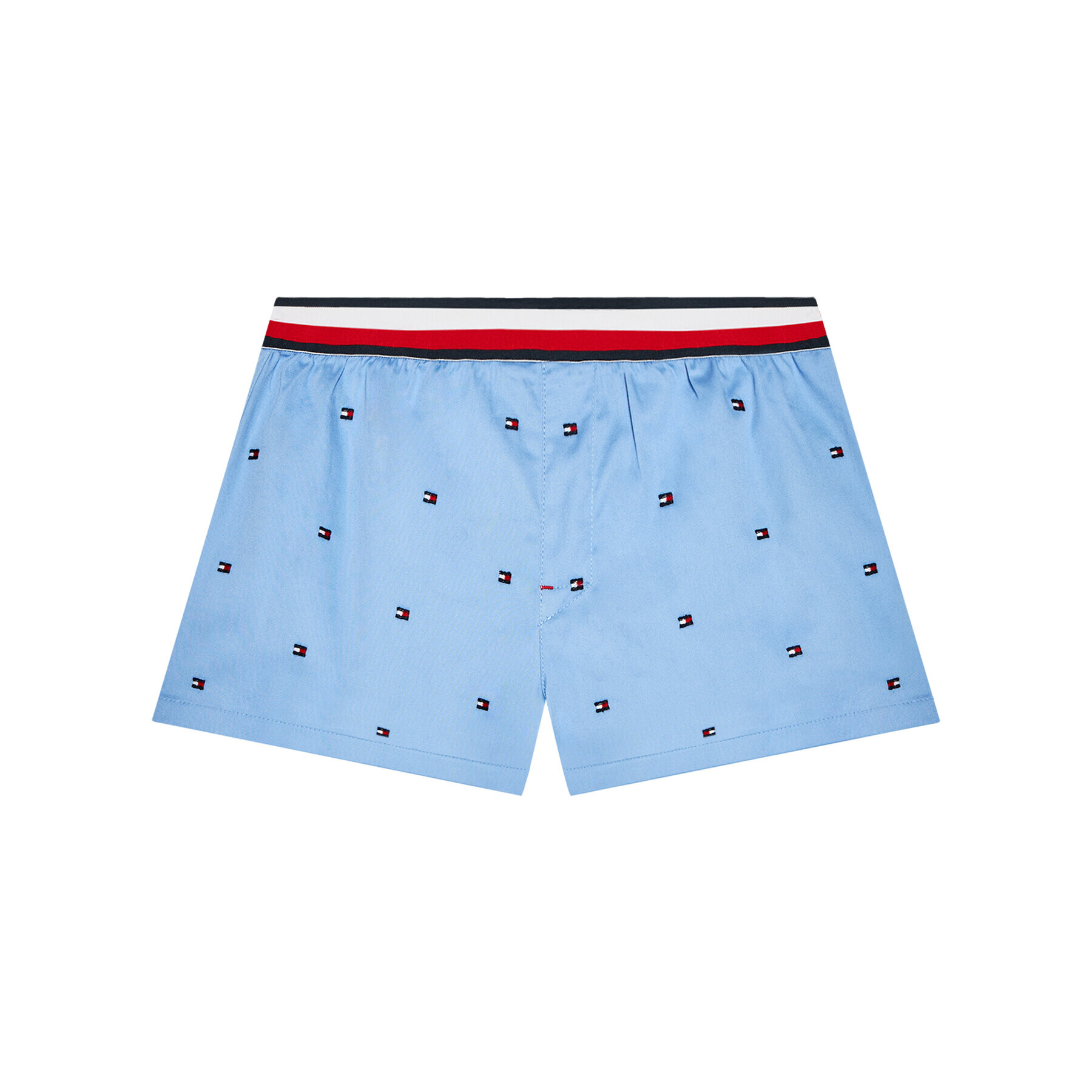 Tommy Hilfiger Pyžamo Set Woven Emroidery UB0UB00386 Bílá - Pepit.cz