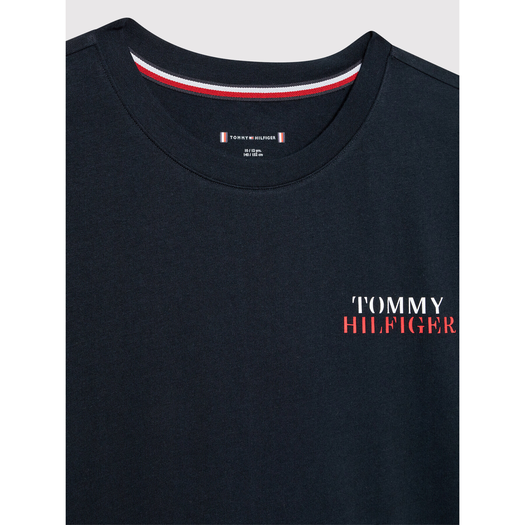 Tommy Hilfiger Pyžamo UB0UB00436 Tmavomodrá Regular Fit - Pepit.cz