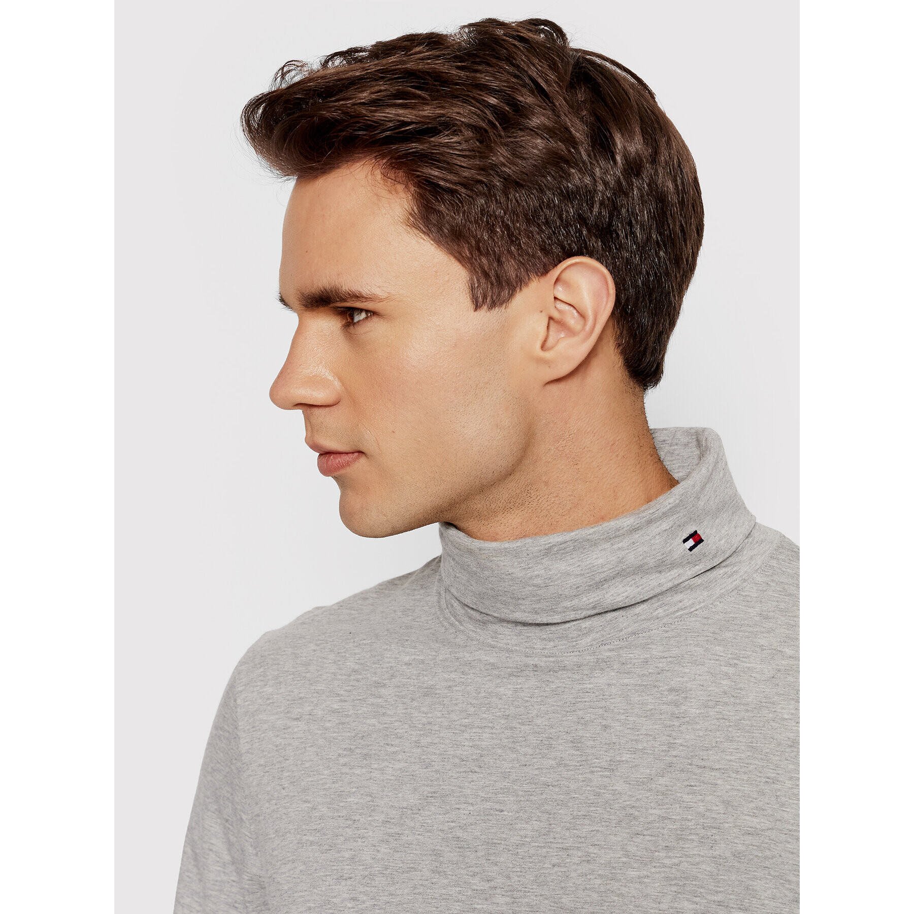 Tommy Hilfiger Rolák Roll Neck MW0MW21009 Šedá Regular Fit - Pepit.cz