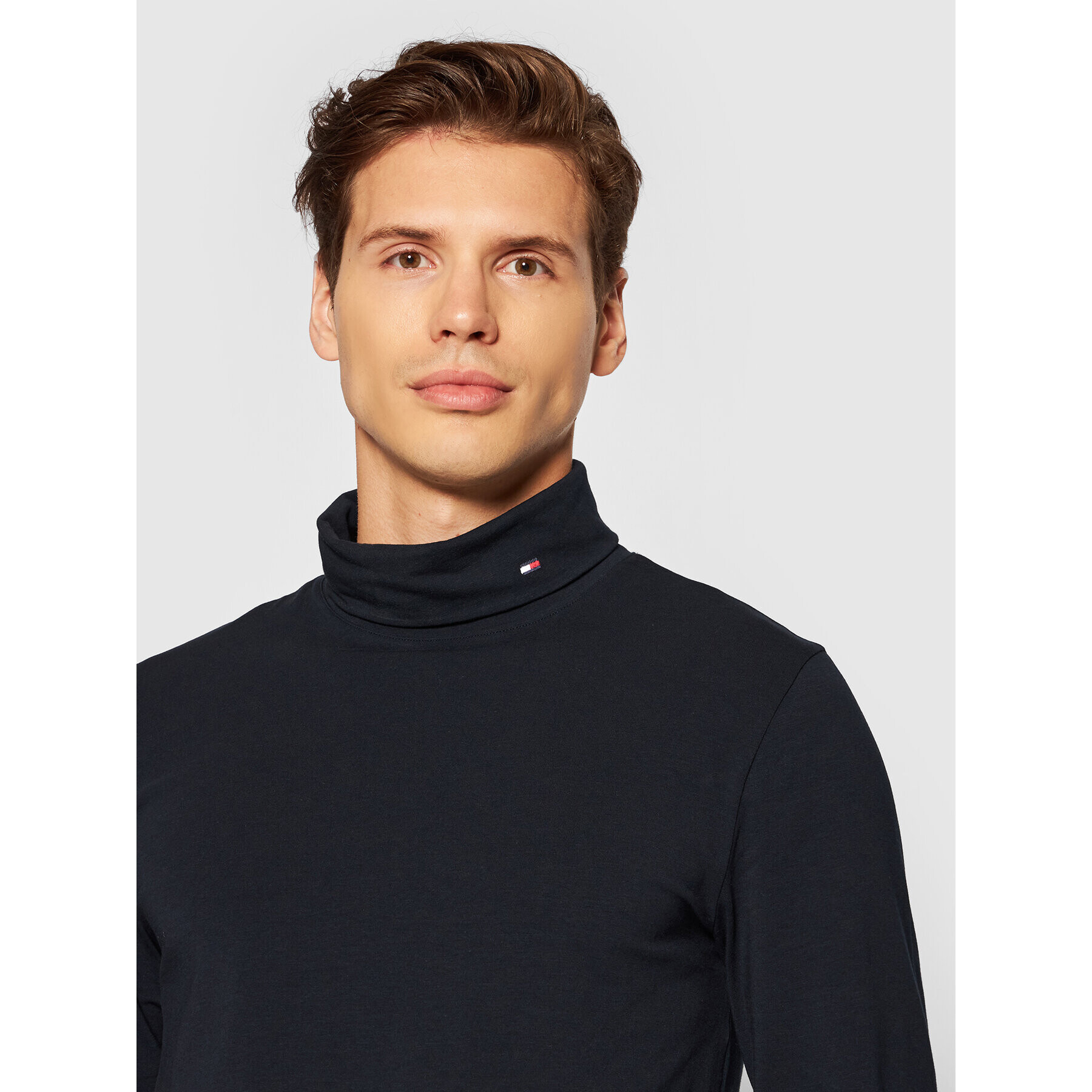 Tommy Hilfiger Rolák Roll Neck MW0MW21009 Tmavomodrá Regular Fit - Pepit.cz