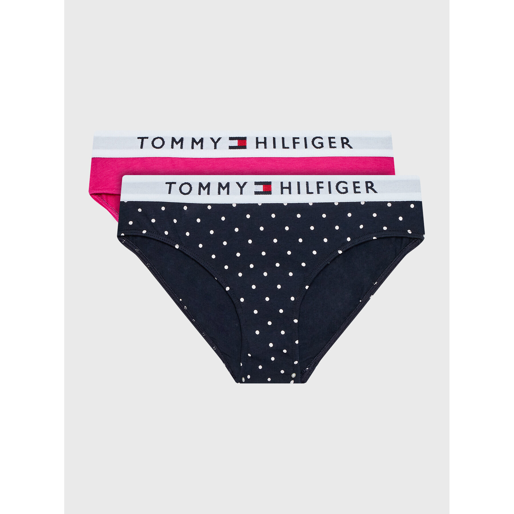 Tommy Hilfiger Sada 2 kusů kalhotek Bikini UG0UG00370 Barevná - Pepit.cz