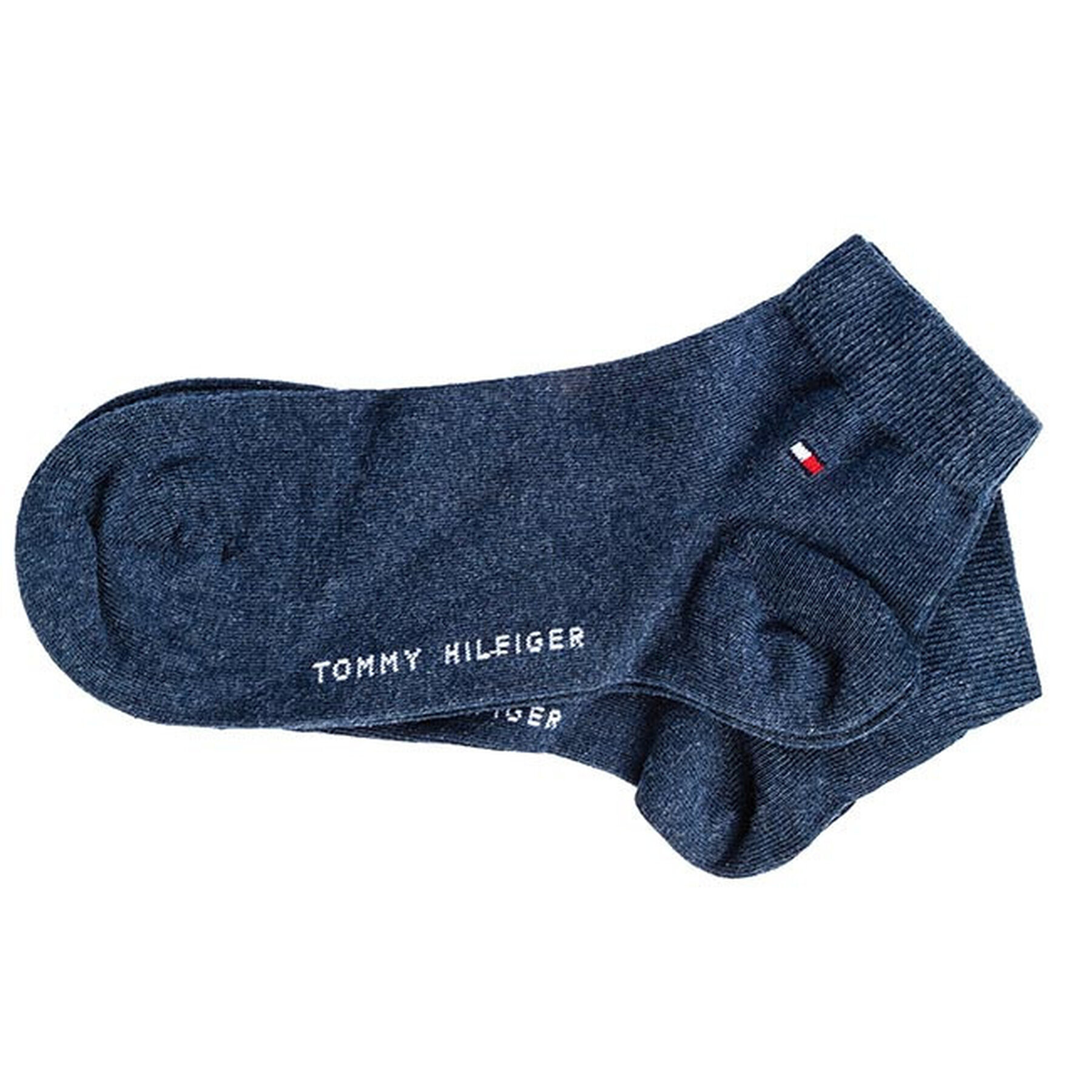 Tommy Hilfiger Sada 2 párů pánských nízkých ponožek 342025001 Modrá - Pepit.cz