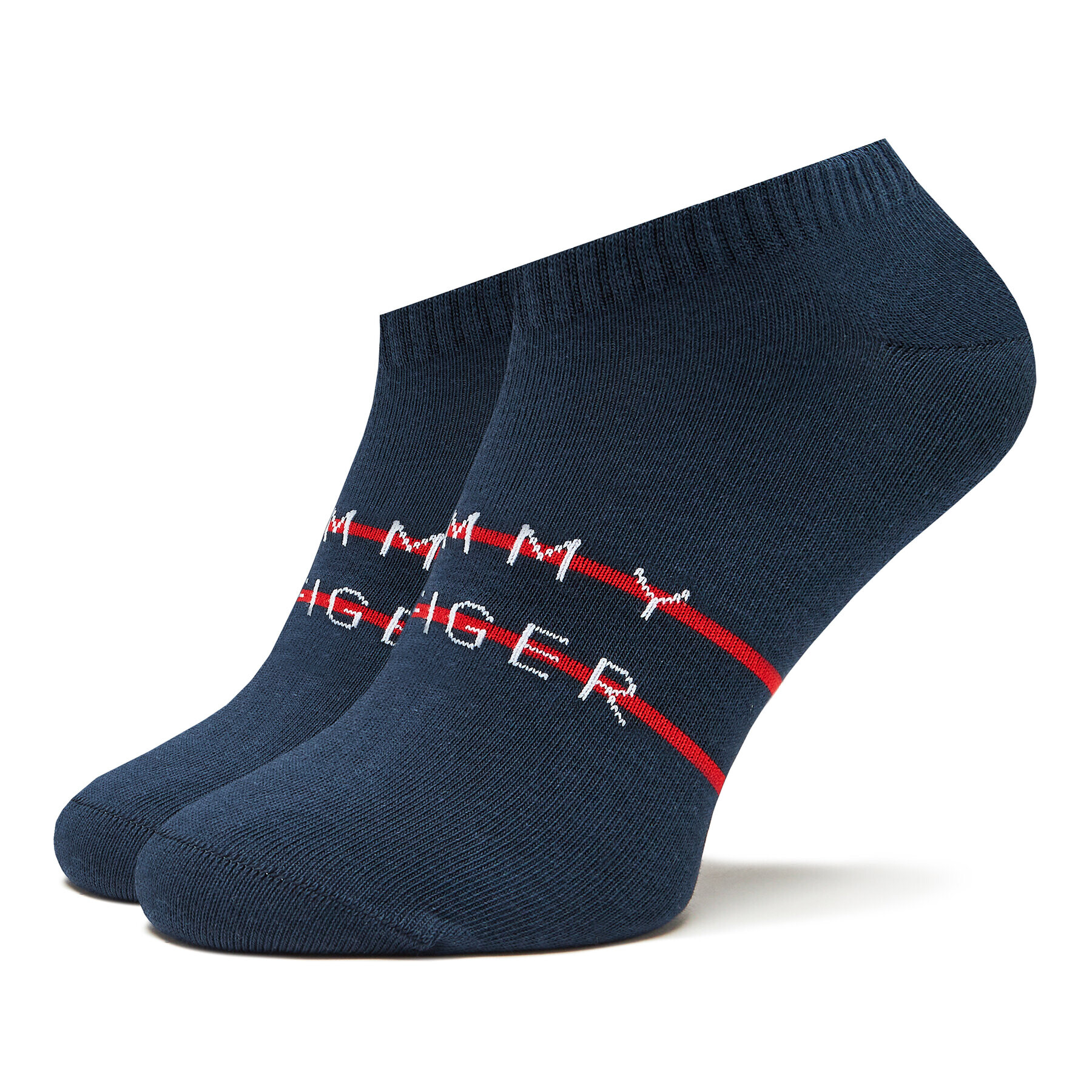 Tommy Hilfiger Sada 2 párů pánských nízkých ponožek 701222188 Tmavomodrá - Pepit.cz