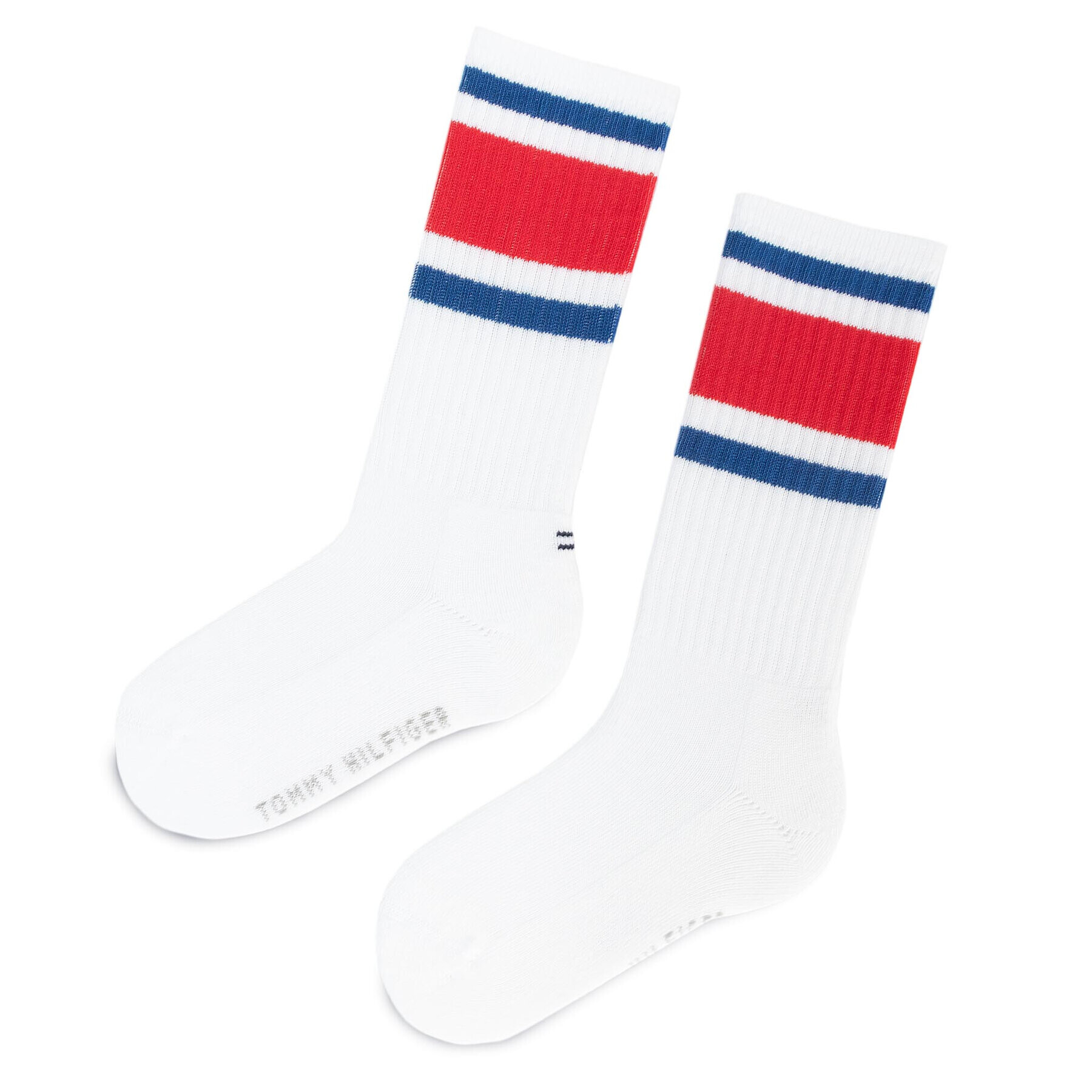 Tommy Hilfiger Sada 2 párů vysokých ponožek unisex 394020001 Bílá - Pepit.cz