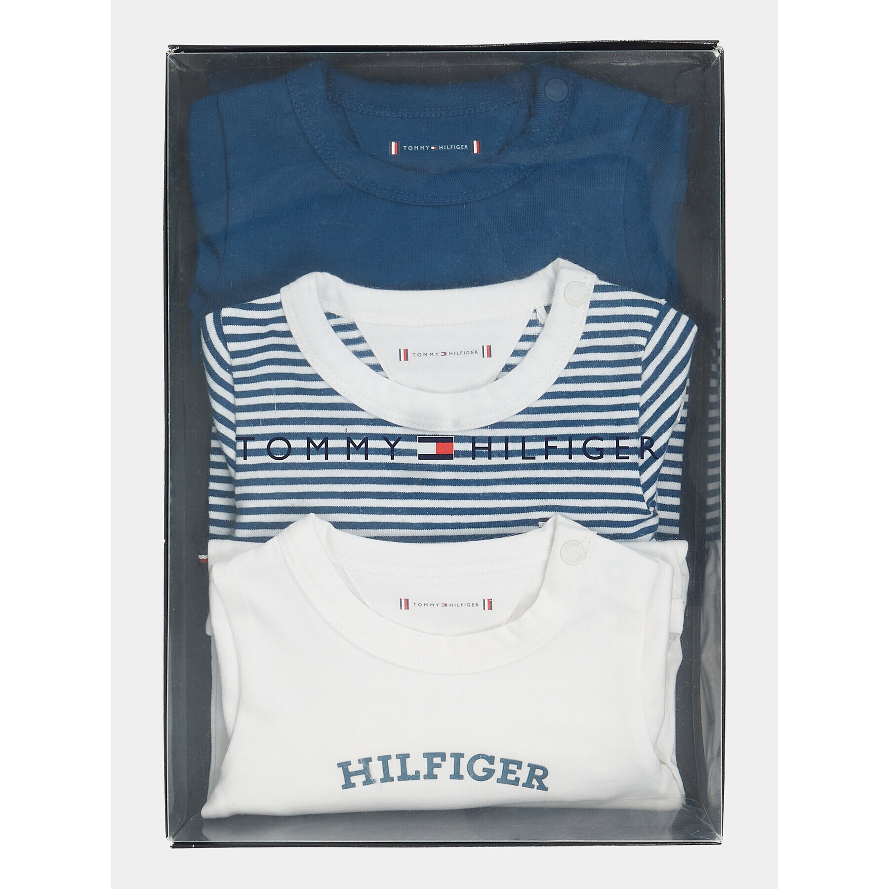 Tommy Hilfiger Sada 3 kusů body KN0KN01726 Tmavomodrá - Pepit.cz