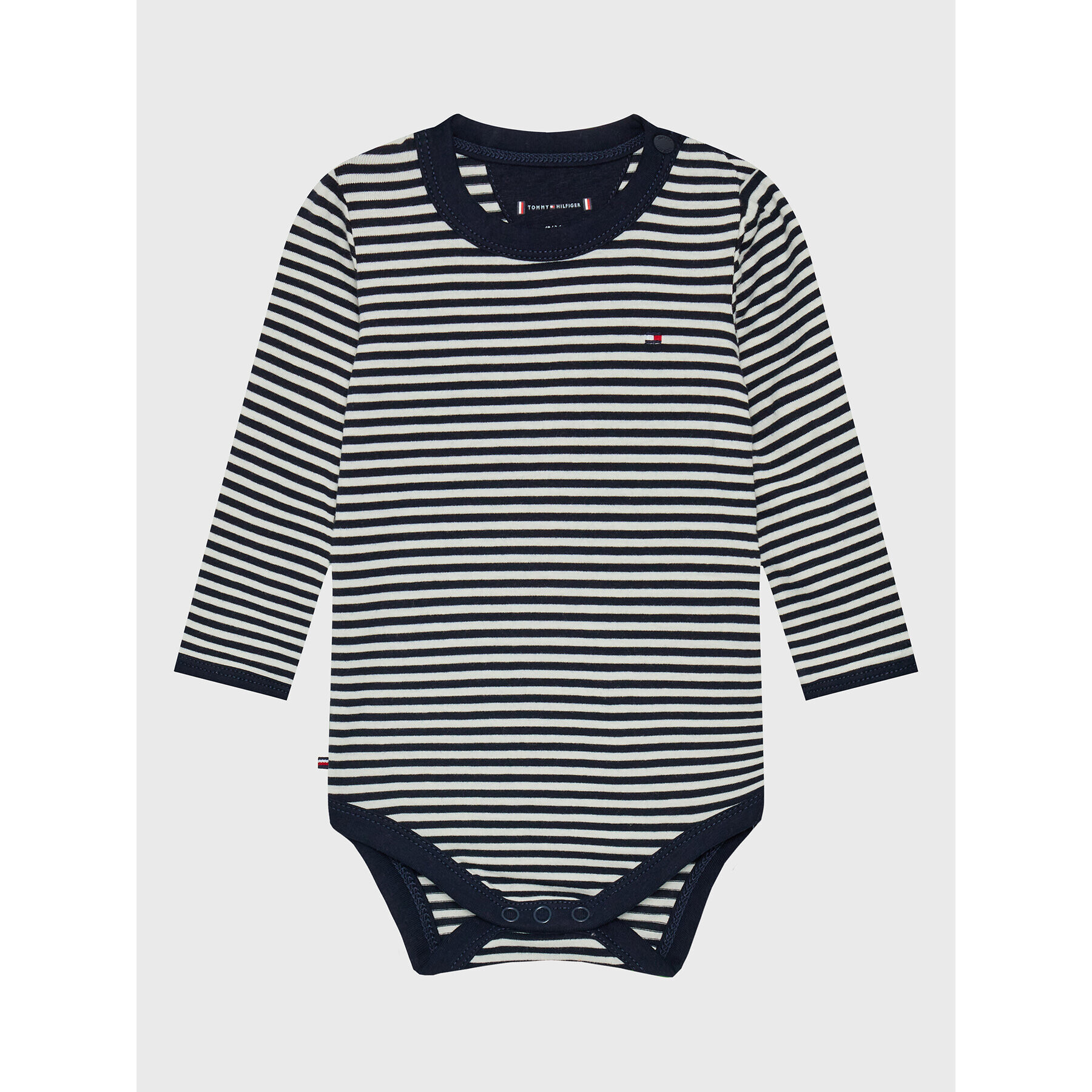 Tommy Hilfiger Sada 3 kusů dětského body KN0KN01479 Barevná Regular Fit - Pepit.cz