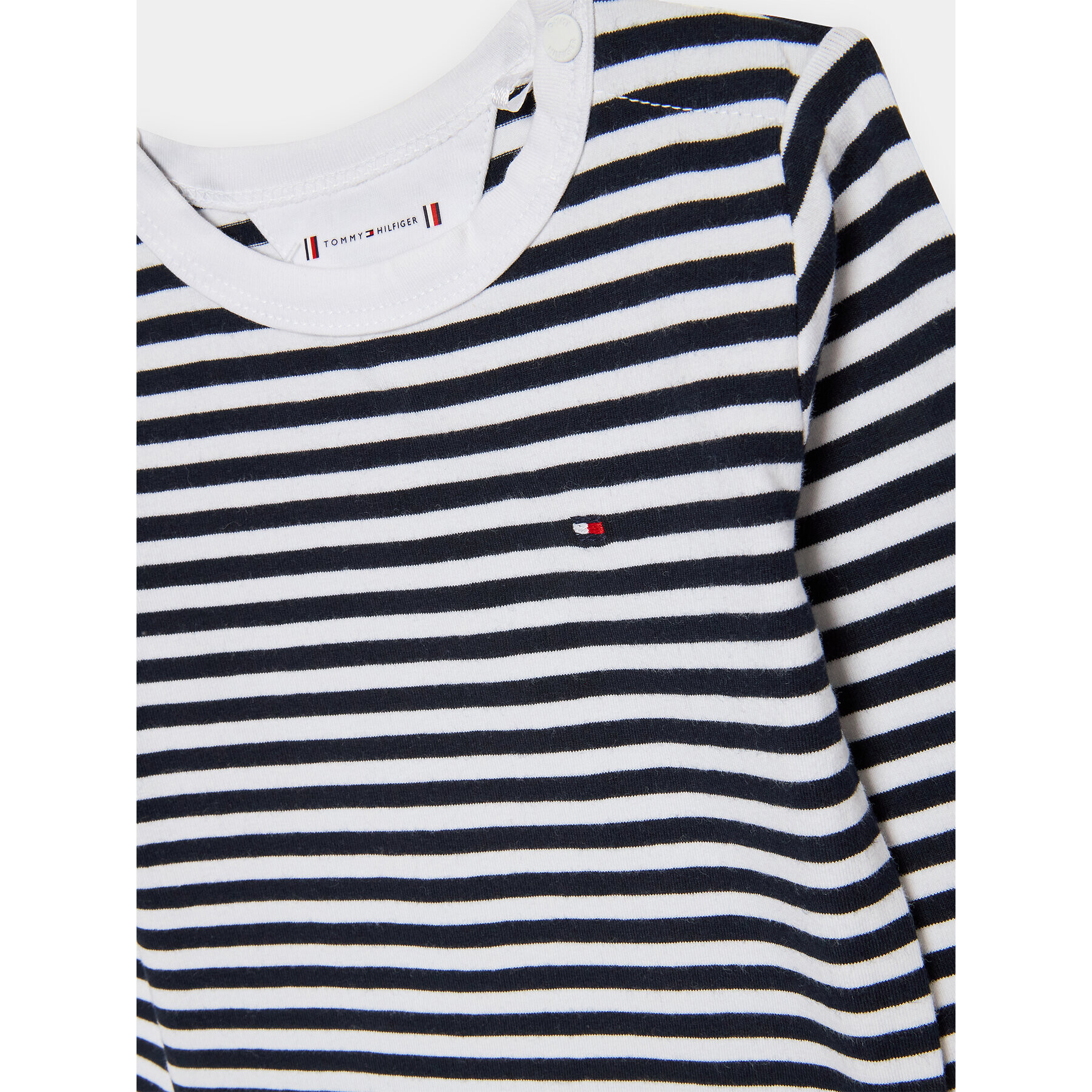 Tommy Hilfiger Sada 3 kusů dětského body KN0KN01682 Bílá Regular Fit - Pepit.cz