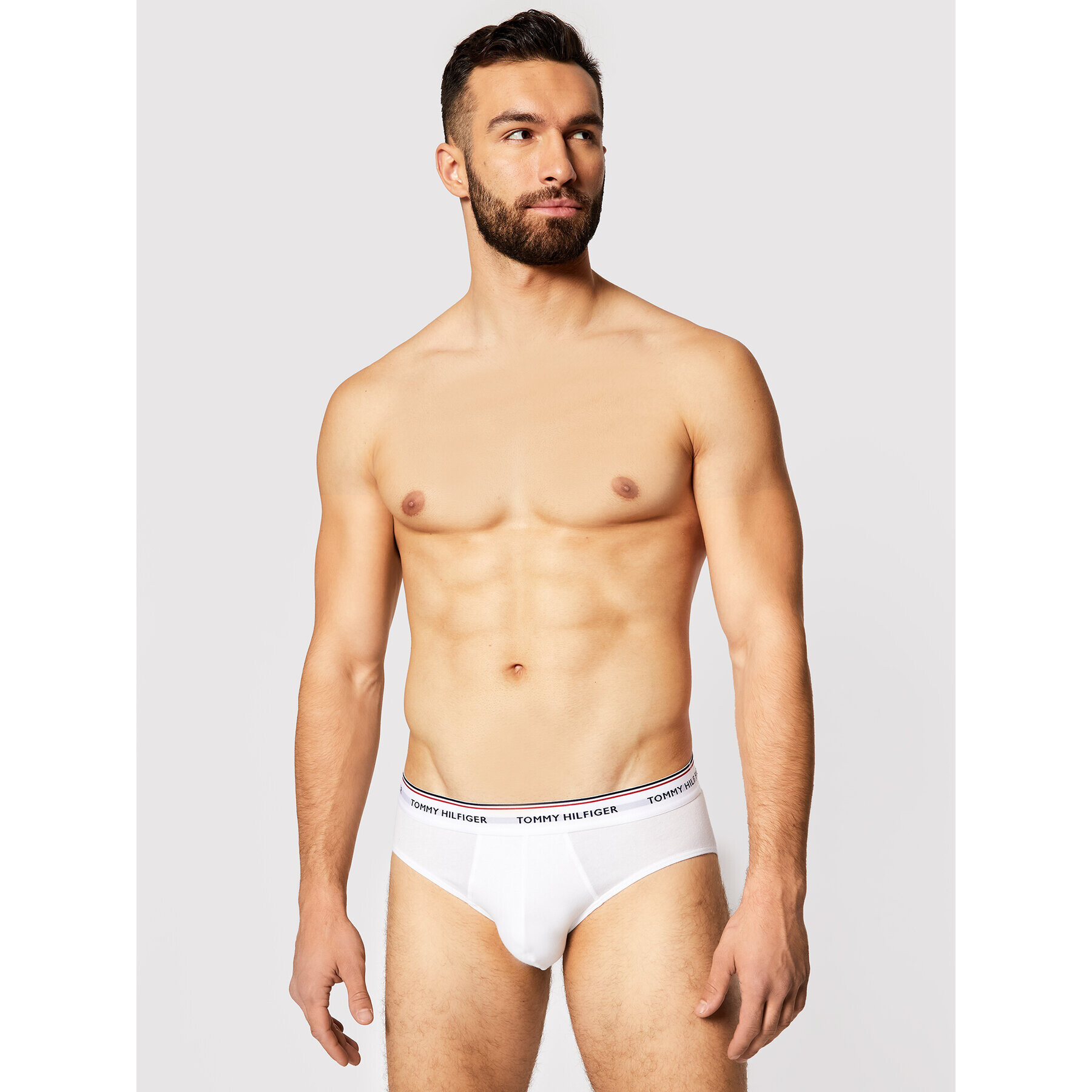 Tommy Hilfiger Sada 3 kusů slipů 3p Brief 1U87903766 Bílá - Pepit.cz