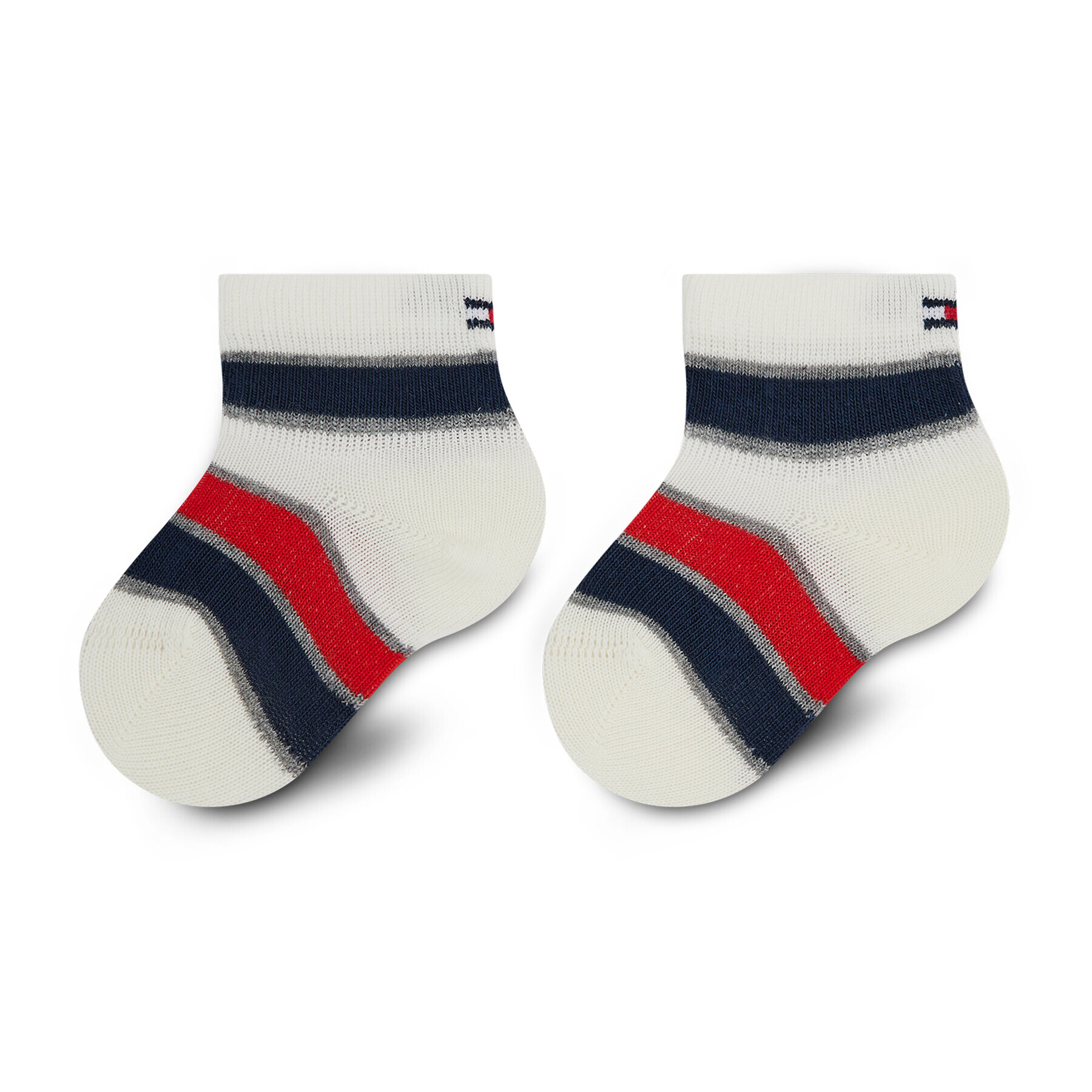 Tommy Hilfiger Sada 3 párů dětských vysokých ponožek 701210509 Barevná - Pepit.cz