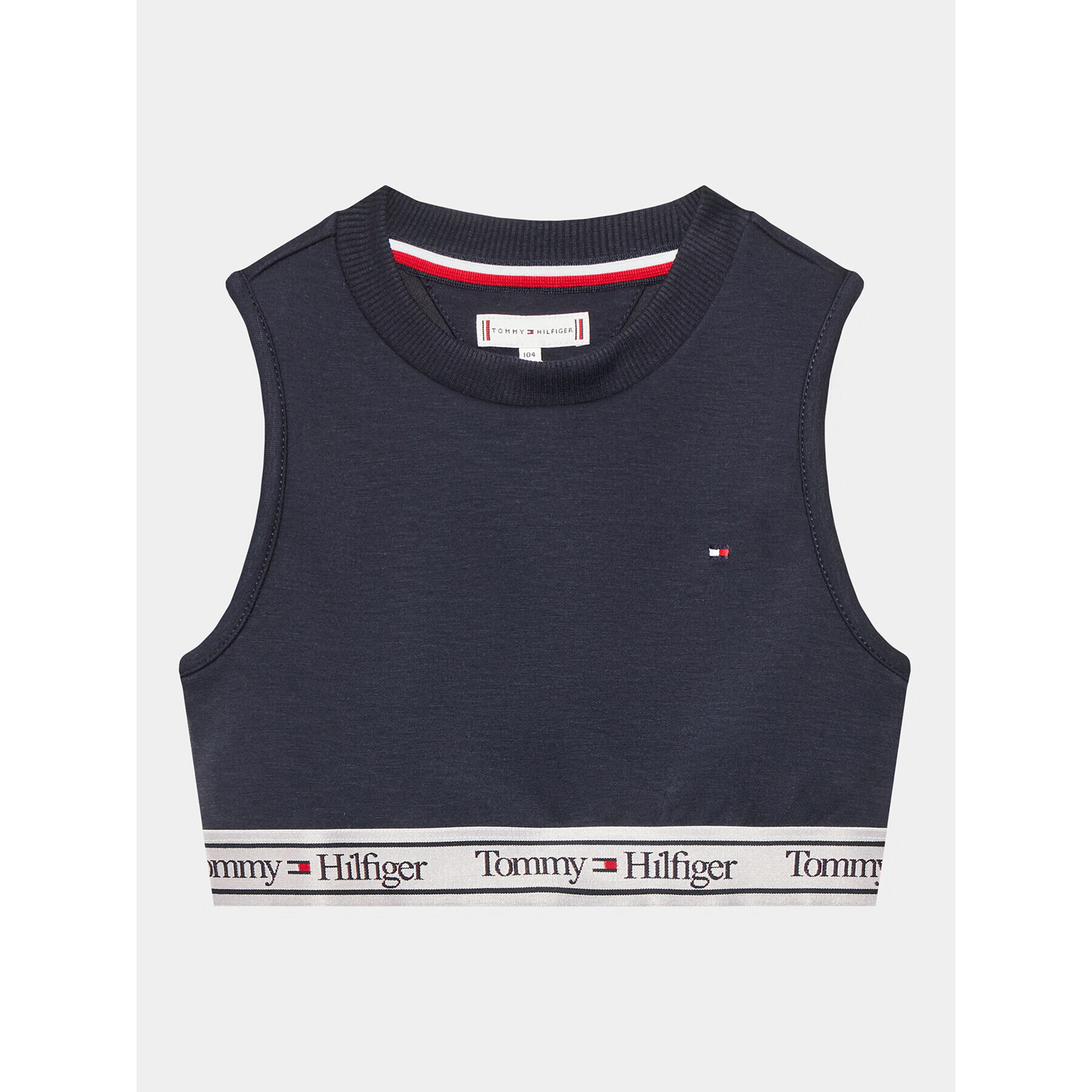 Tommy Hilfiger Sada top a textilní šortky Graphic KG0KG07201 M Tmavomodrá Slim Fit - Pepit.cz