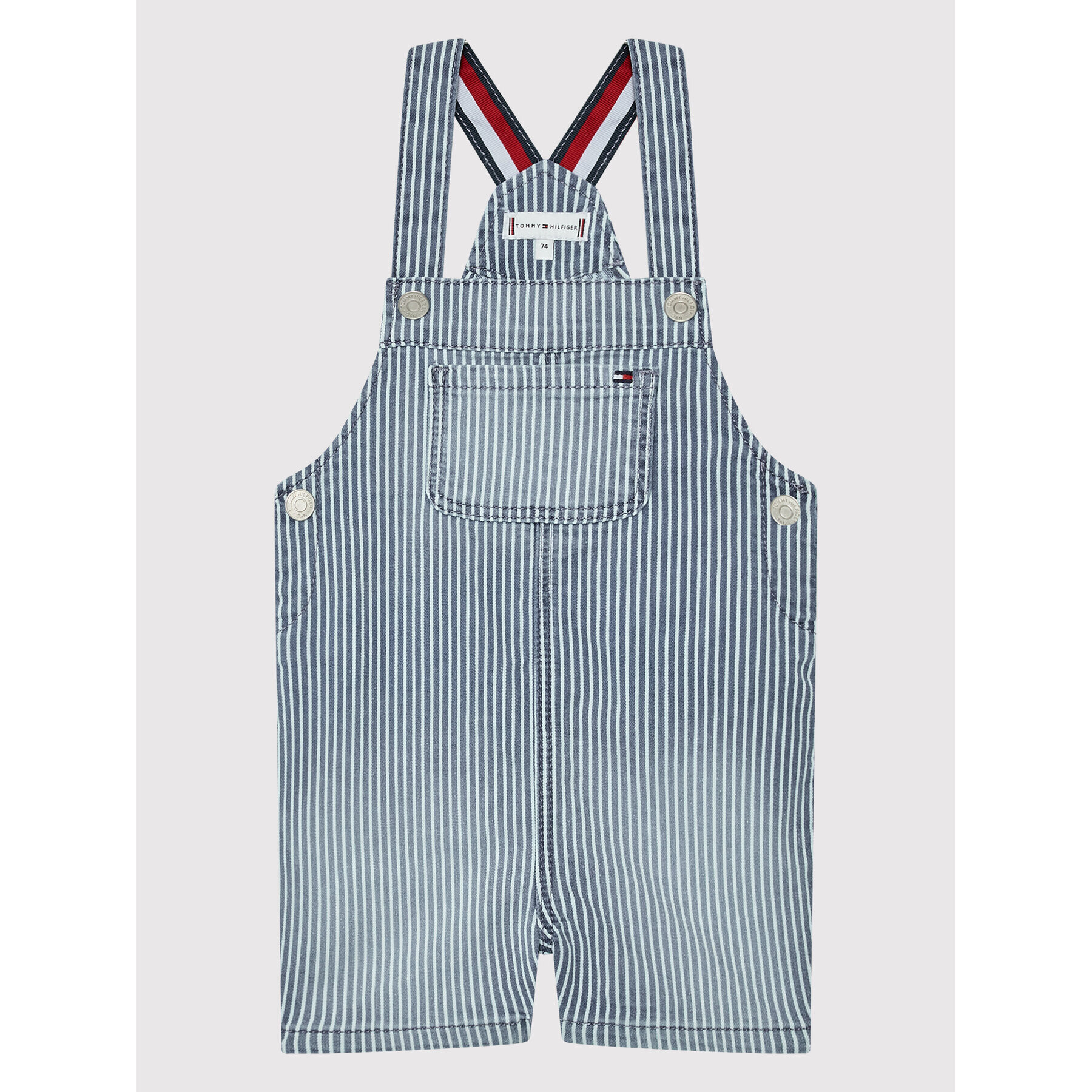 Tommy Hilfiger Sada tričko a lacláče Dungaree KN0KN01421 Tmavomodrá Regular Fit - Pepit.cz