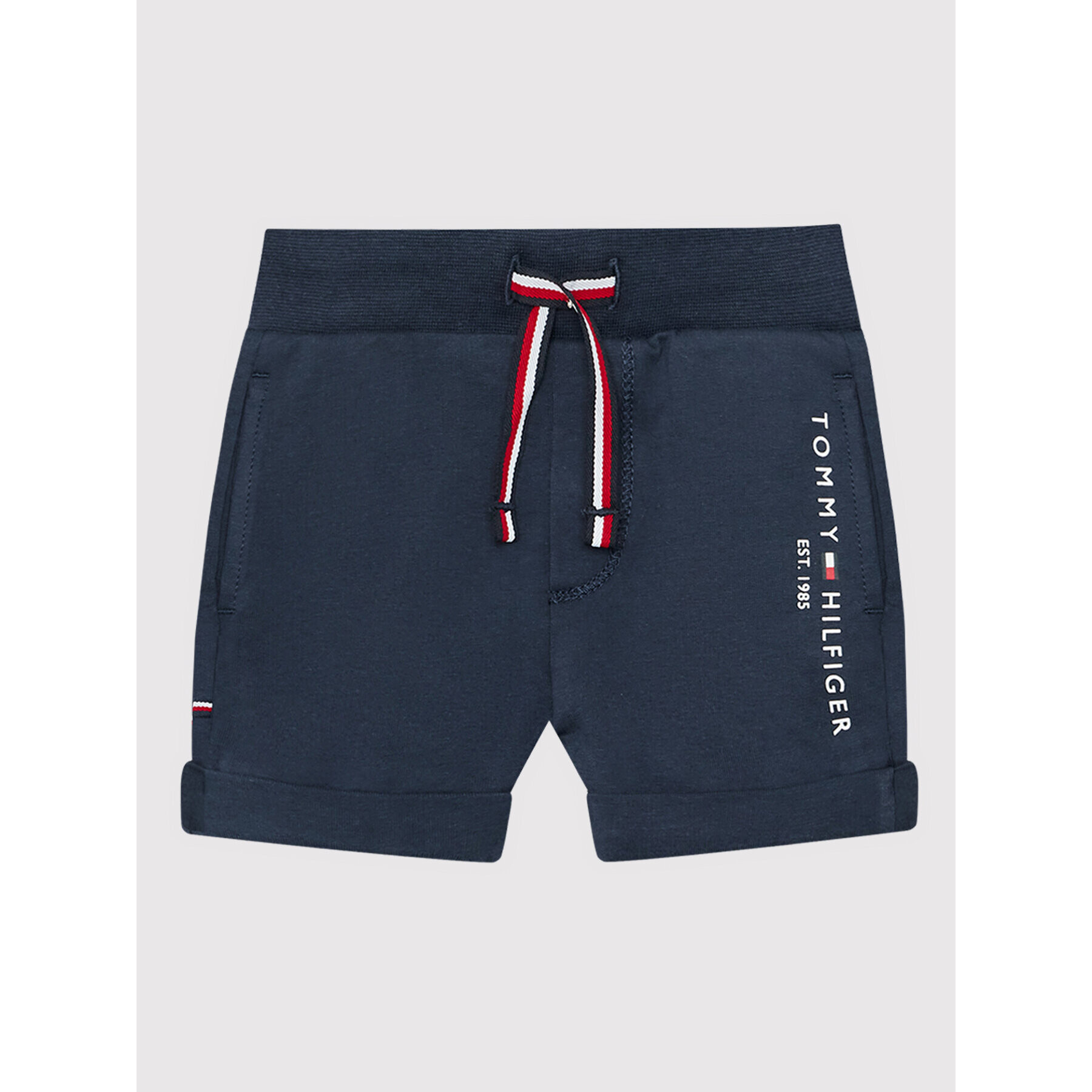 Tommy Hilfiger Sada tričko a sportovní šortky Baby Essential KN0KN01488 Tmavomodrá Regular Fit - Pepit.cz