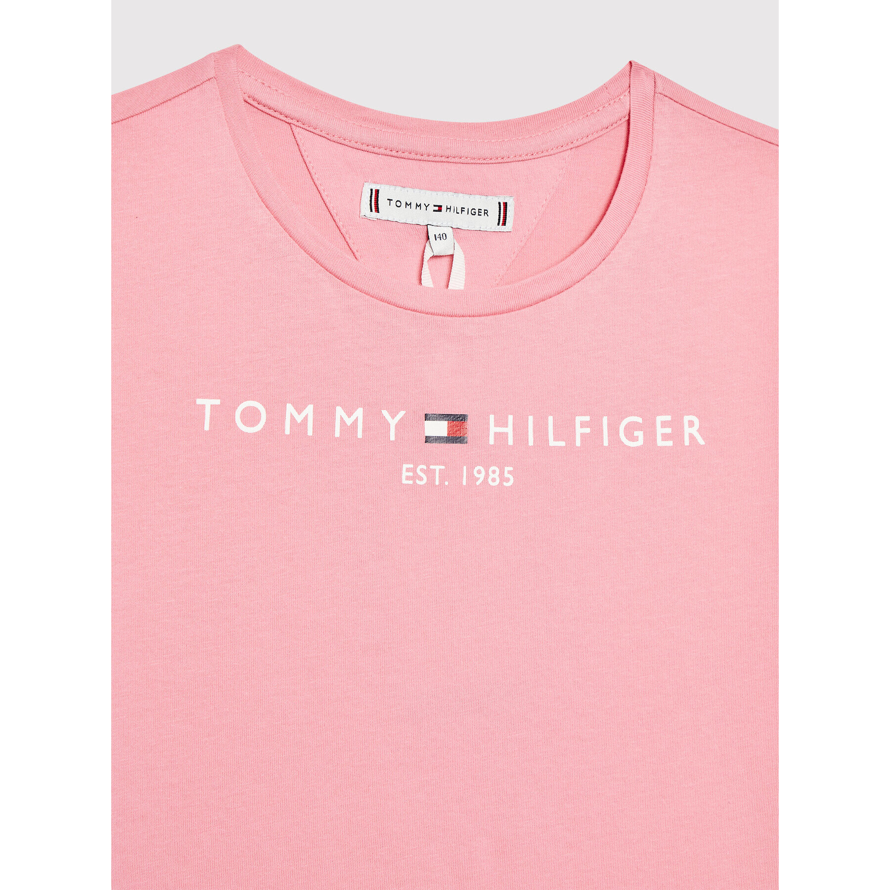 Tommy Hilfiger Sada tričko a sportovní šortky Eseential KG0KG06556 Růžová Regular Fit - Pepit.cz