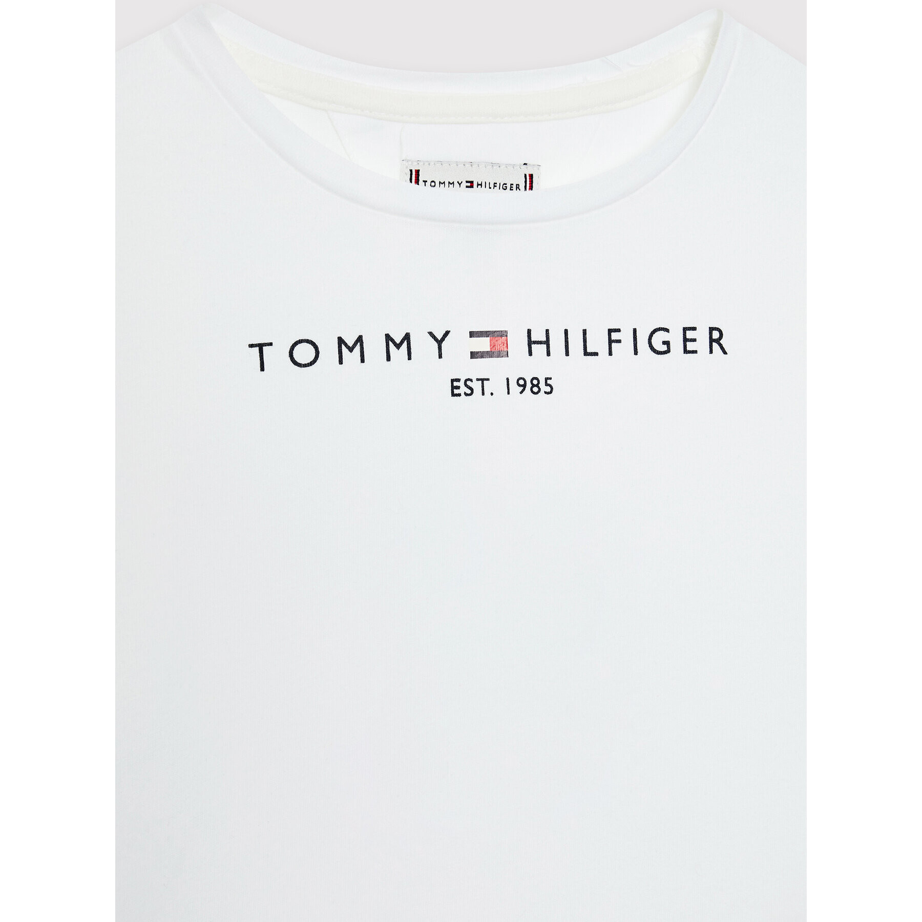 Tommy Hilfiger Sada tričko a sportovní šortky Essential KG0KG06556 Bílá Regular Fit - Pepit.cz