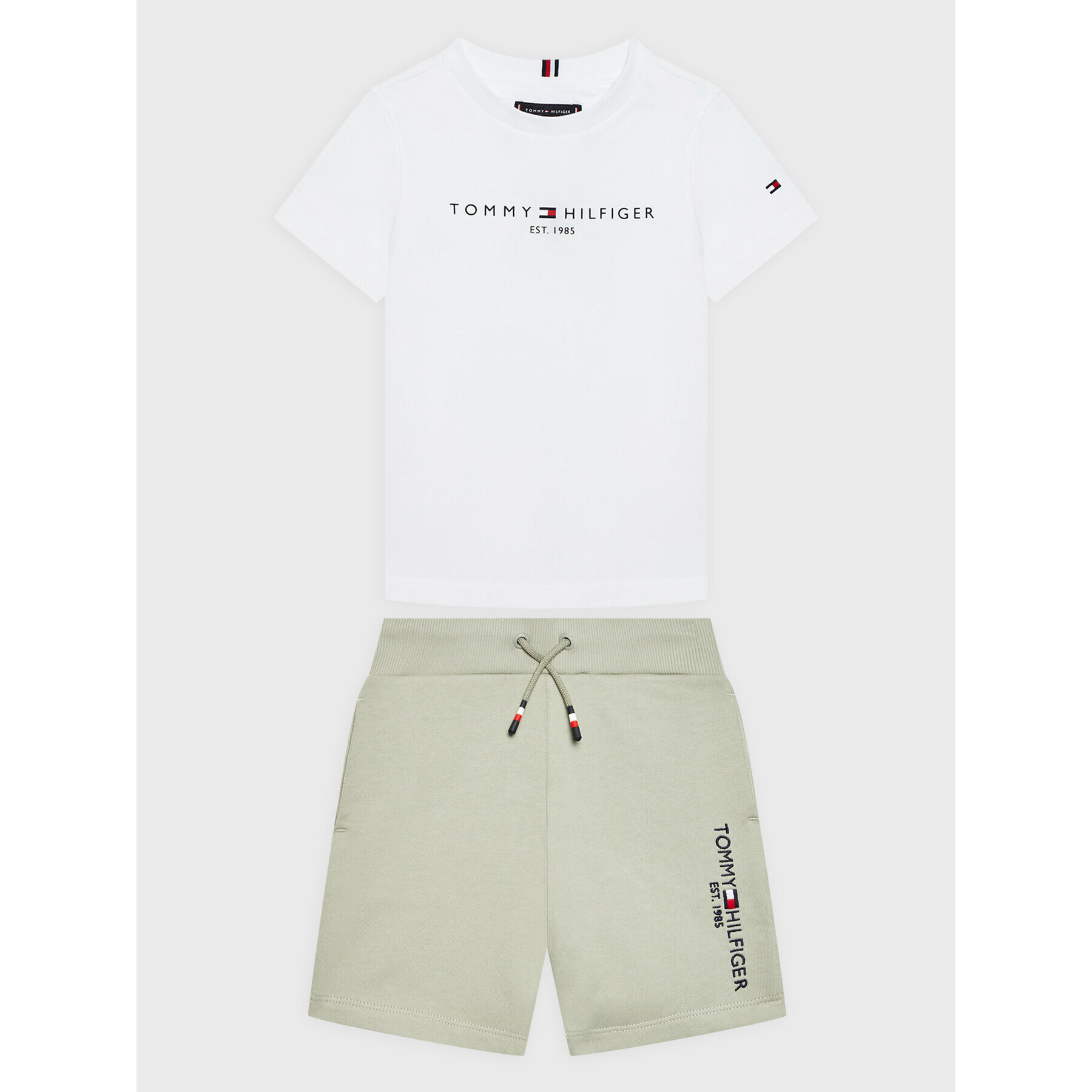 Tommy Hilfiger Sada tričko a sportovní šortky Essential Summer KB0KB07436 M Barevná Regular Fit - Pepit.cz