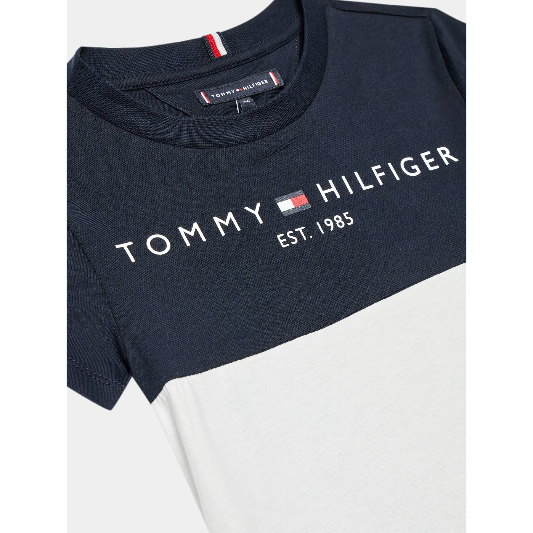 Tommy Hilfiger Sada tričko a sportovní šortky Essentisl KB0KB08359 M Tmavomodrá Regular Fit - Pepit.cz