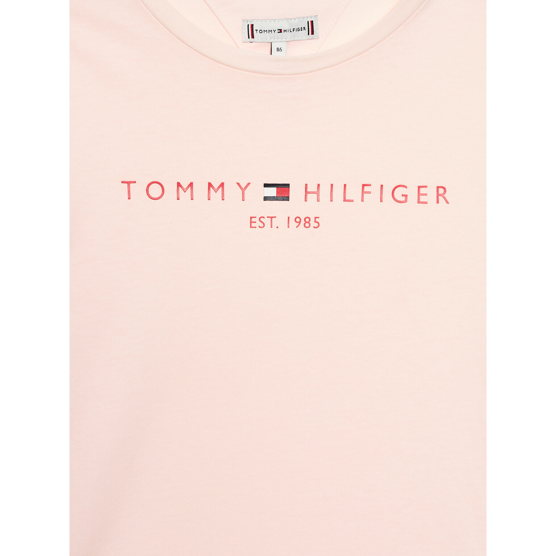 Tommy Hilfiger Sada tričko a sportovní šortky KG0KG07281 D Růžová Regular Fit - Pepit.cz