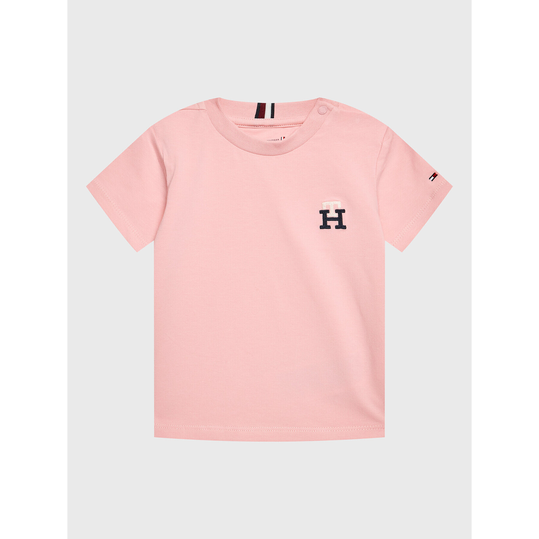 Tommy Hilfiger Sada tričko halenka a kalhoty Monogram KN0KN01549 Růžová Regular Fit - Pepit.cz