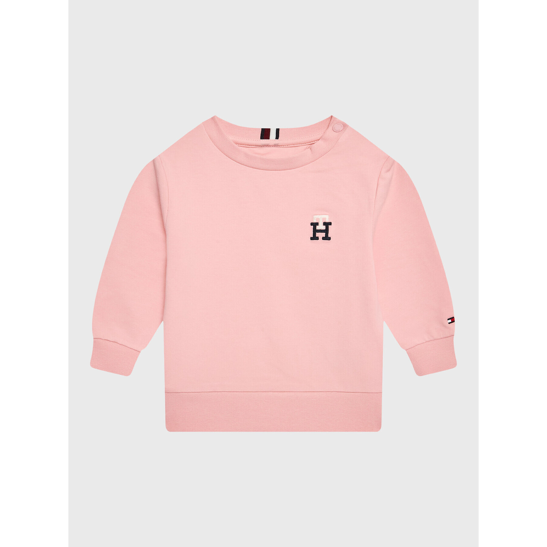 Tommy Hilfiger Sada tričko halenka a kalhoty Monogram KN0KN01549 Růžová Regular Fit - Pepit.cz