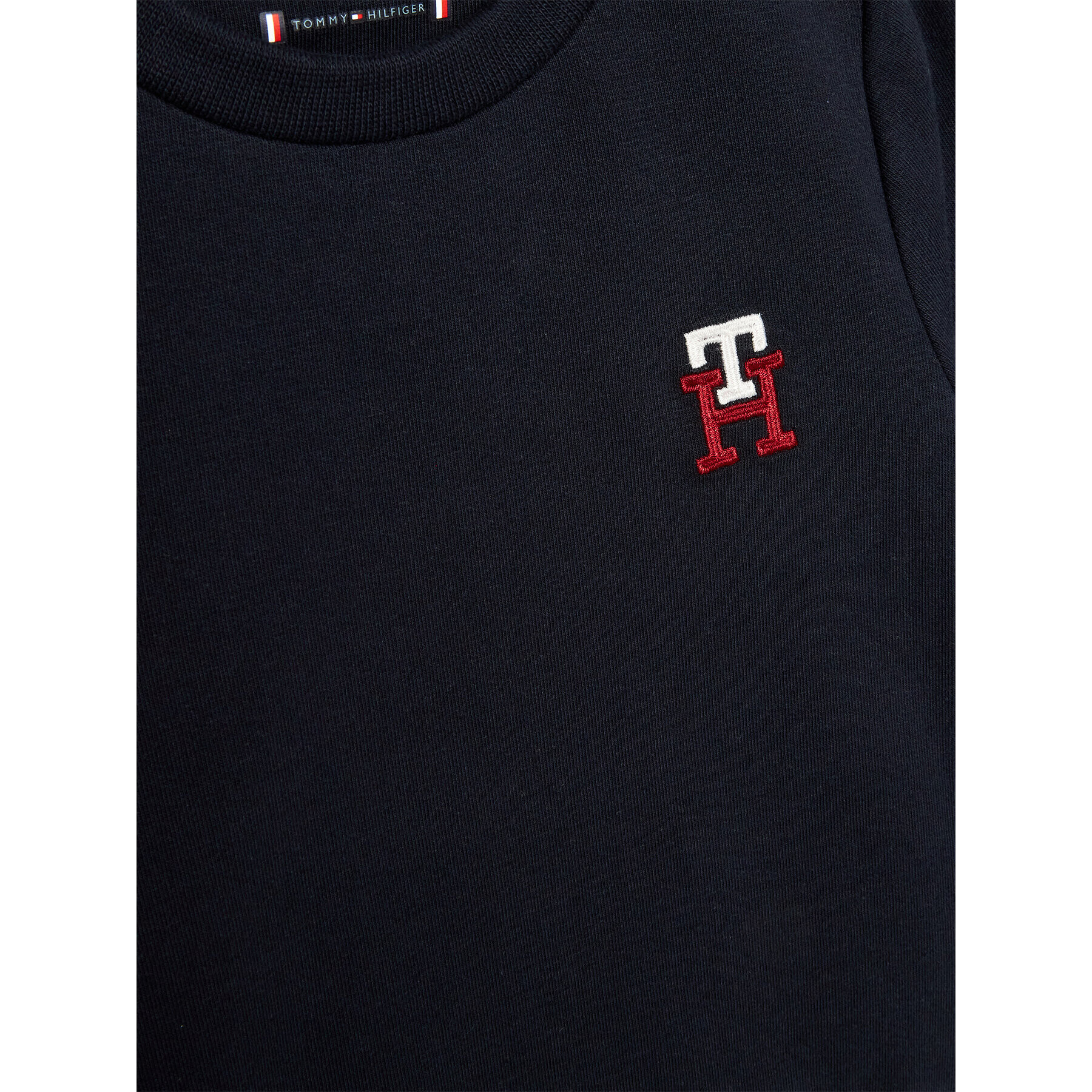 Tommy Hilfiger Sada tričko halenka a kalhoty Monogram KN0KN01549 Tmavomodrá Regular Fit - Pepit.cz