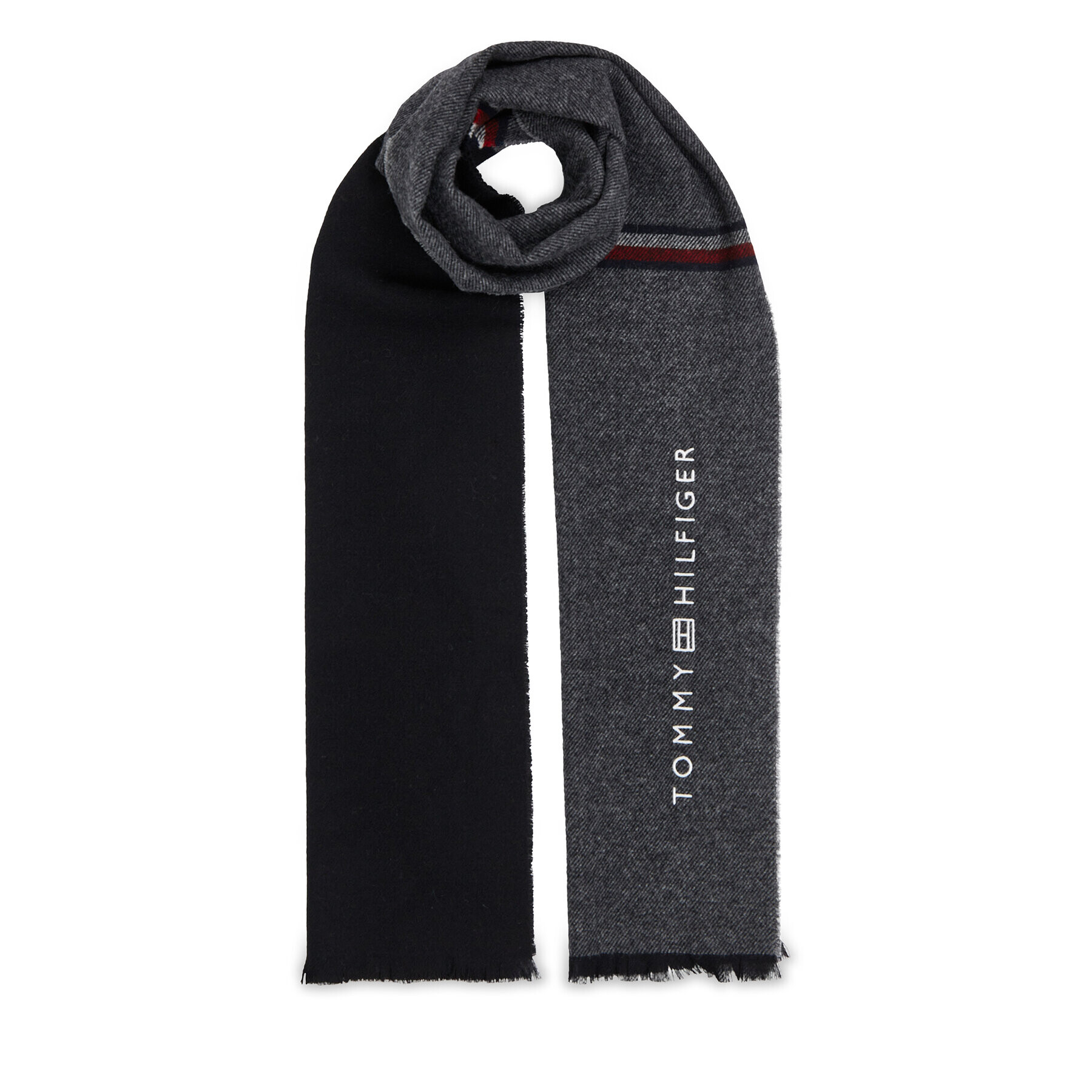 Tommy Hilfiger Šál Corporate Woven Scarf AM0AM11487 Šedá - Pepit.cz