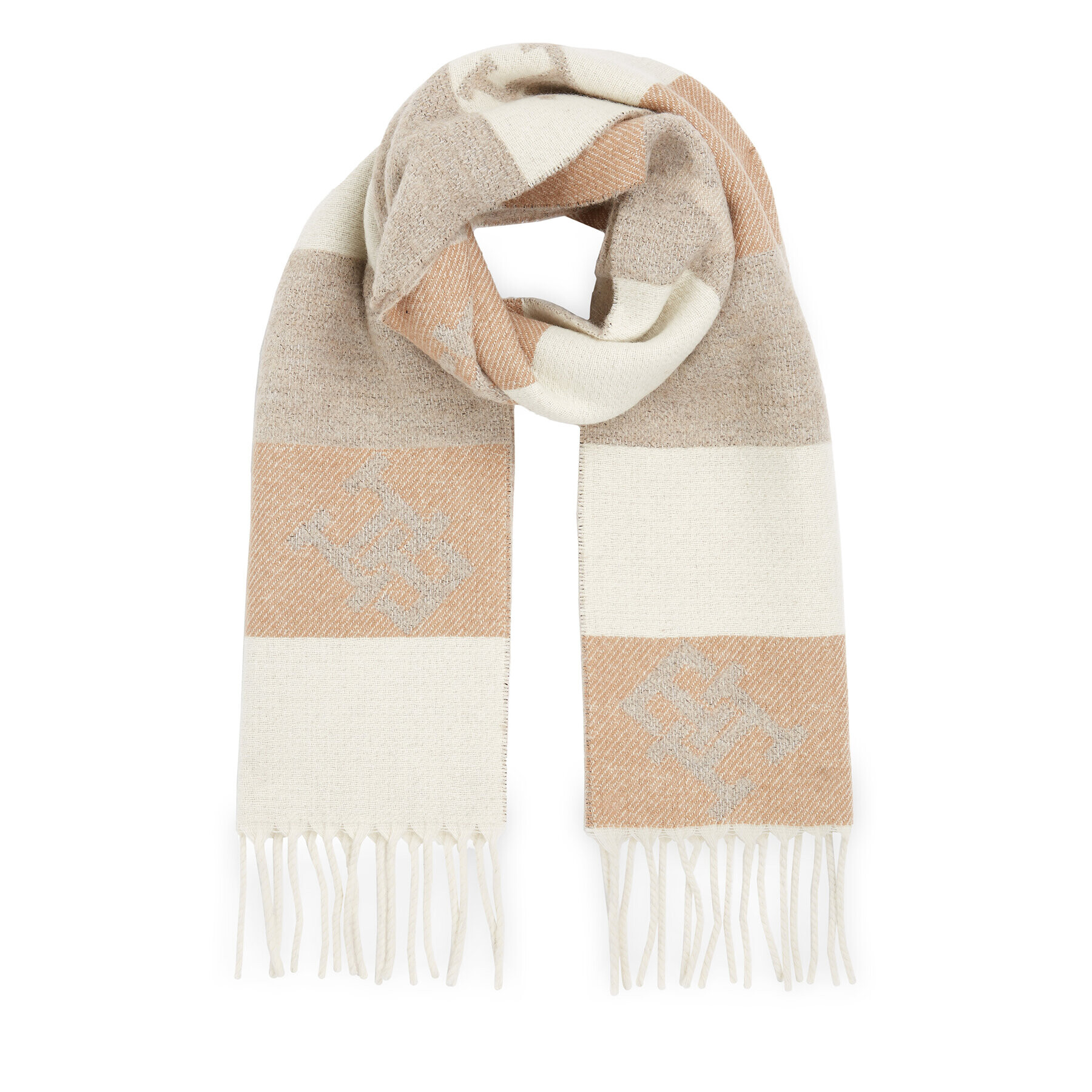 Tommy Hilfiger Šál Limitless Chic Cb Scarf AW0AW15353 Béžová - Pepit.cz