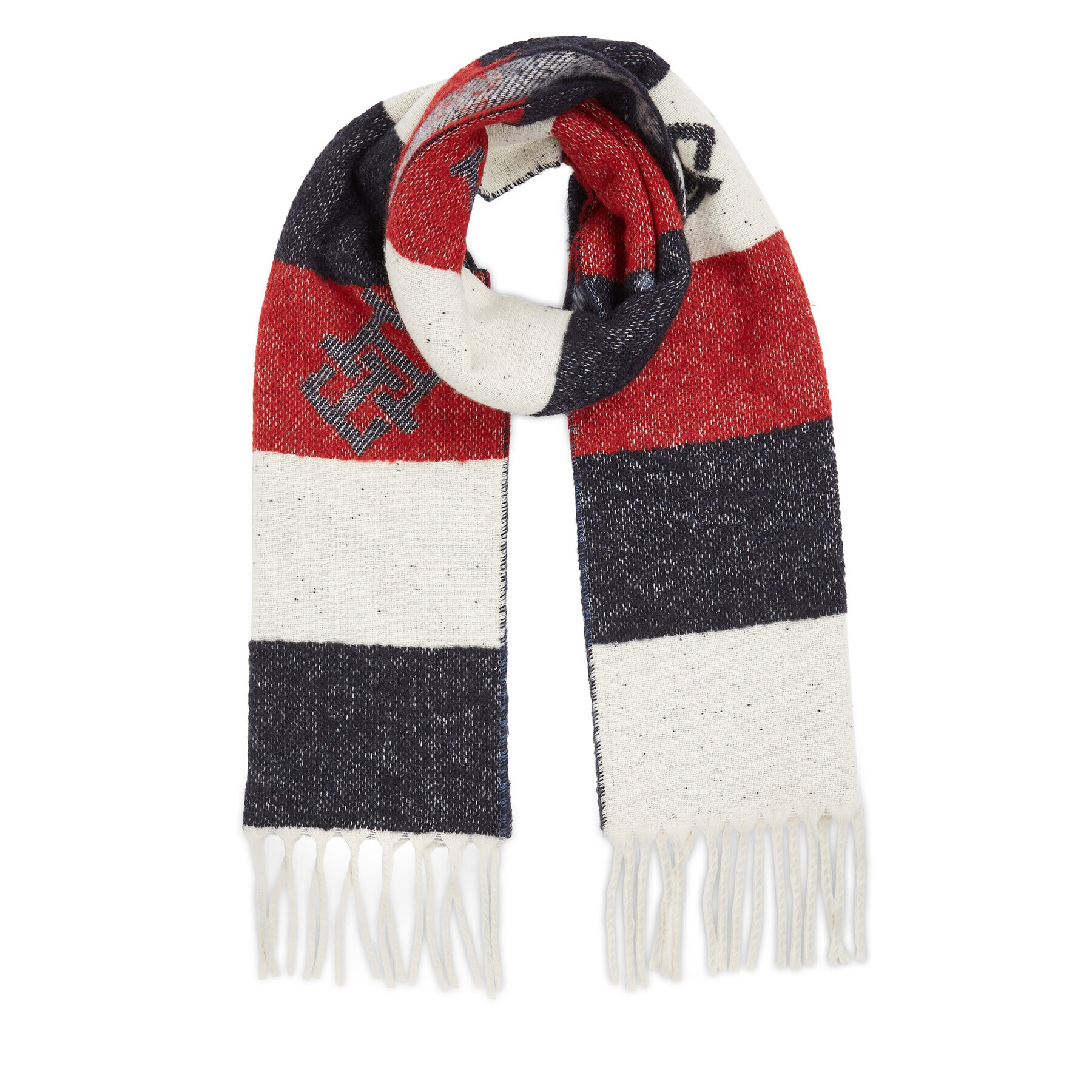 Tommy Hilfiger Šál Limitless Chic Cb Scarf AW0AW15353 Tmavomodrá - Pepit.cz