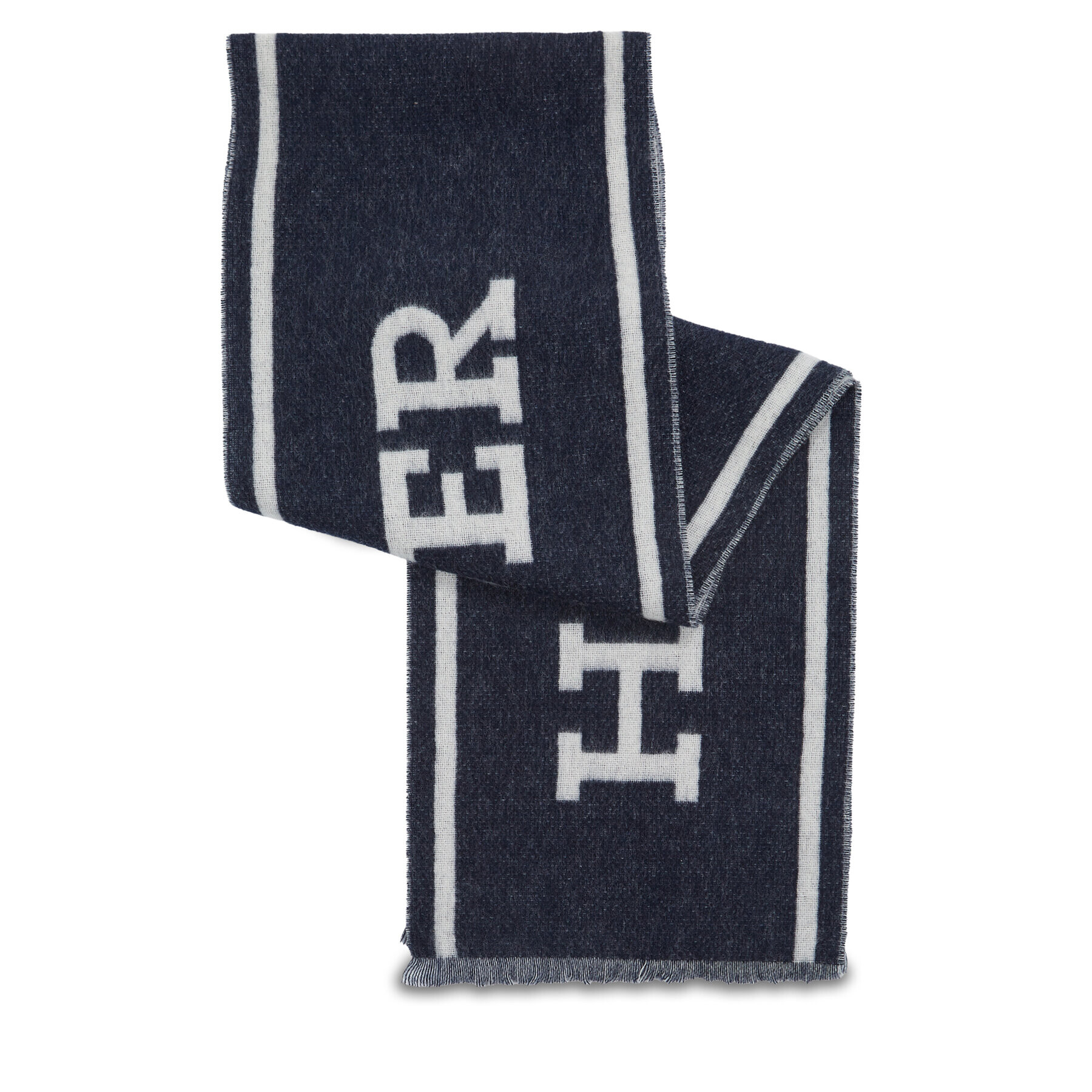 Tommy Hilfiger Šál Monotype Scarf AM0AM11738 Tmavomodrá - Pepit.cz