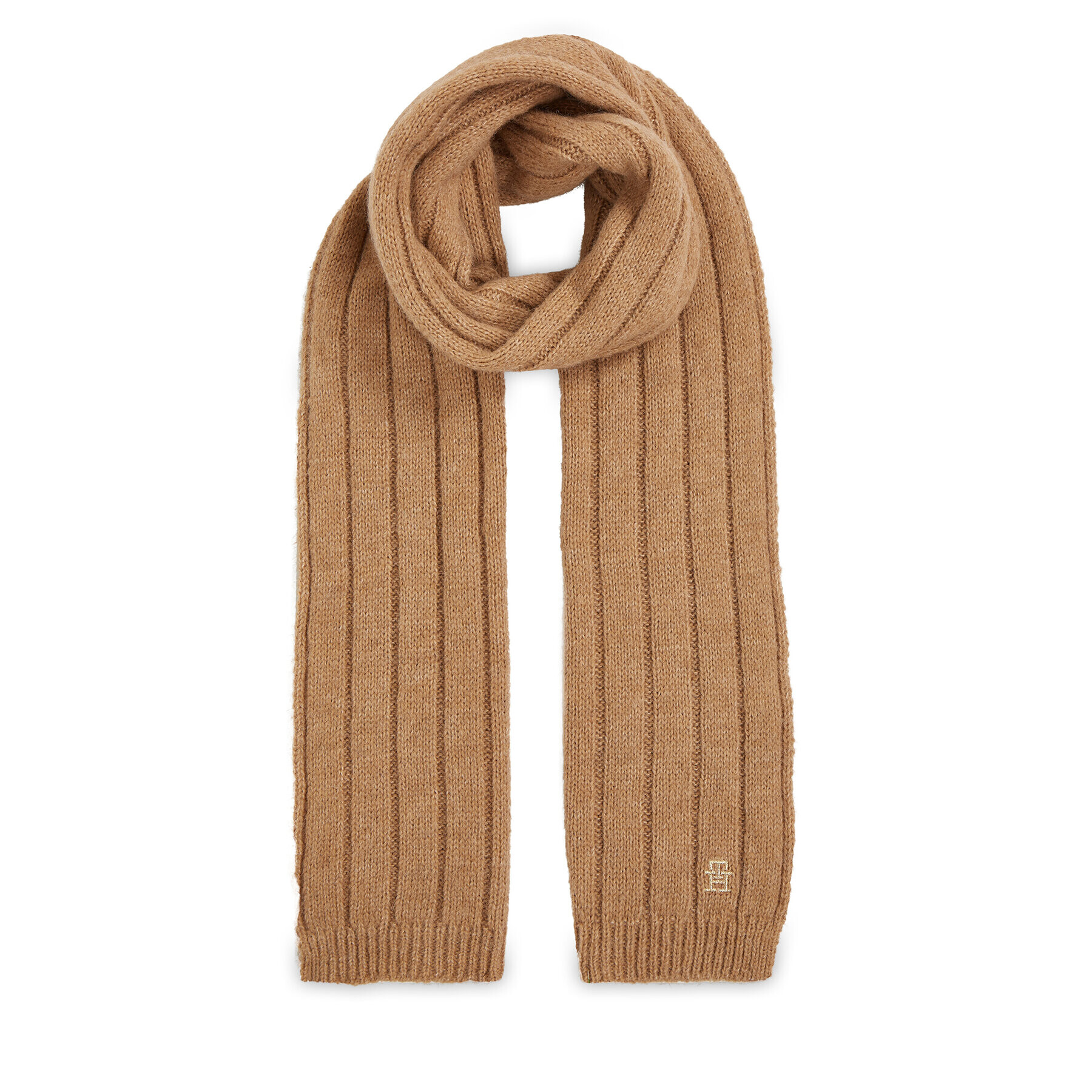 Tommy Hilfiger Šál Th Timeless Scarf AW0AW15351 Béžová - Pepit.cz