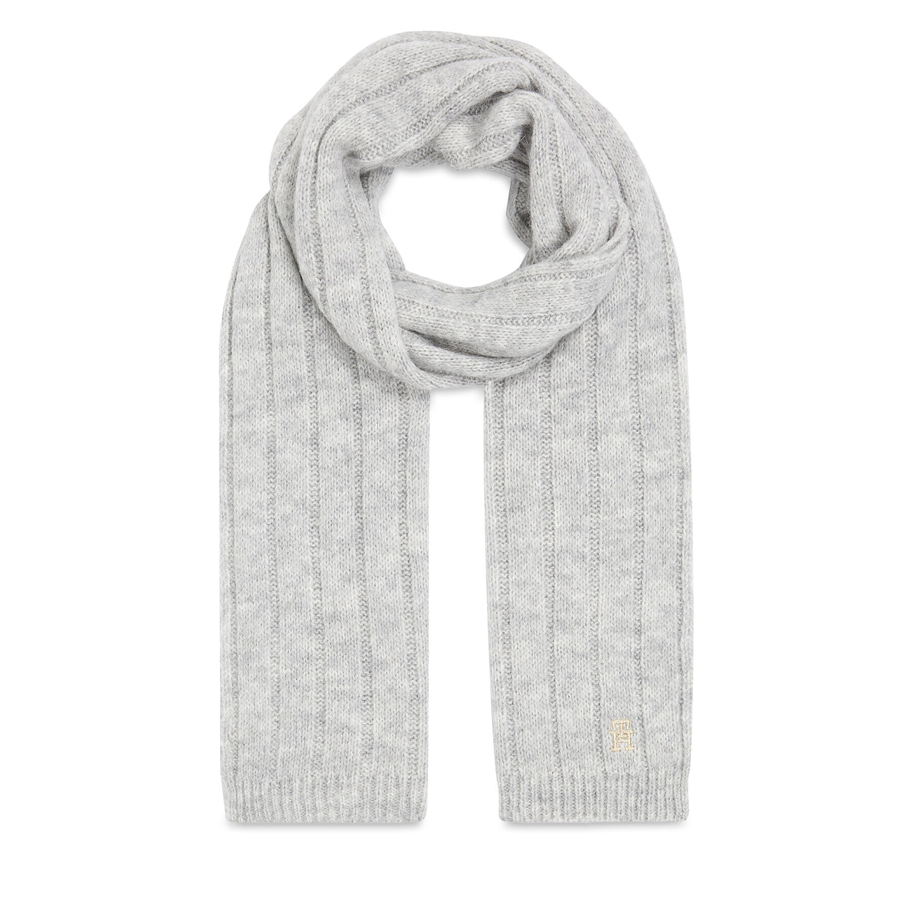 Tommy Hilfiger Šál Th Timeless Scarf AW0AW15351 Šedá - Pepit.cz