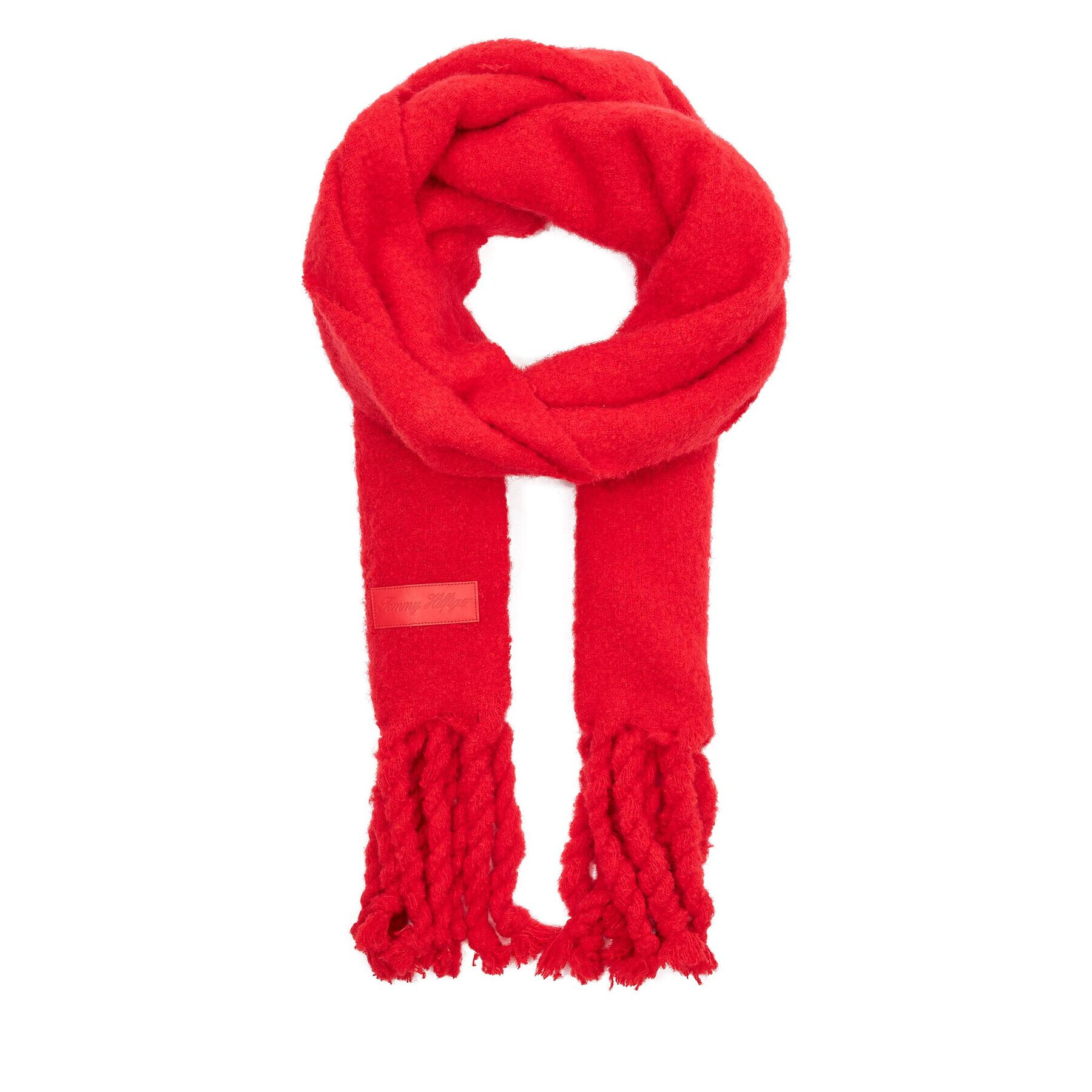 Tommy Hilfiger Šál Tommy Twist Scarf AW0AW15530 Oranžová - Pepit.cz