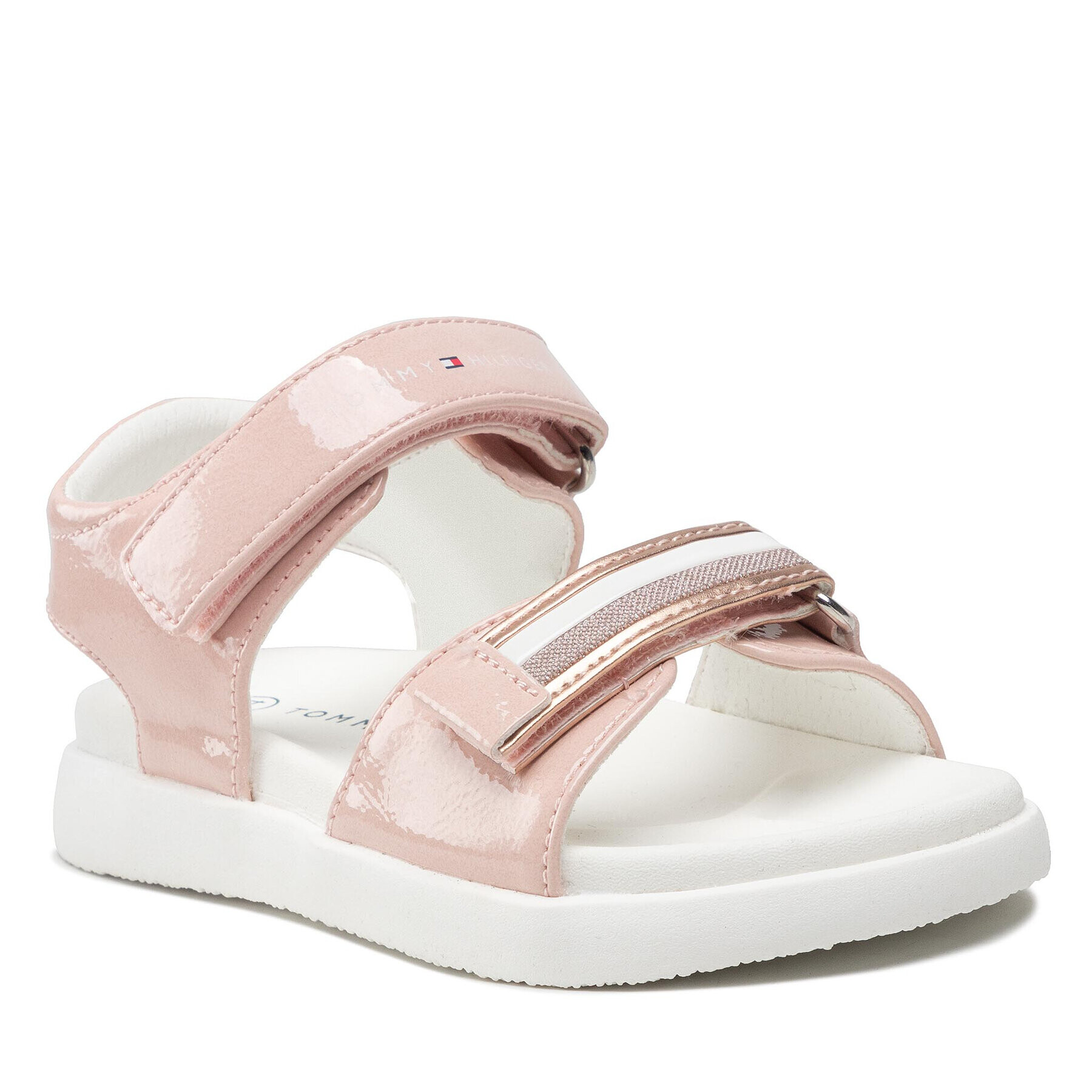 Tommy Hilfiger Sandály Velcro SandalT1A2-32169-0710 S Růžová - Pepit.cz