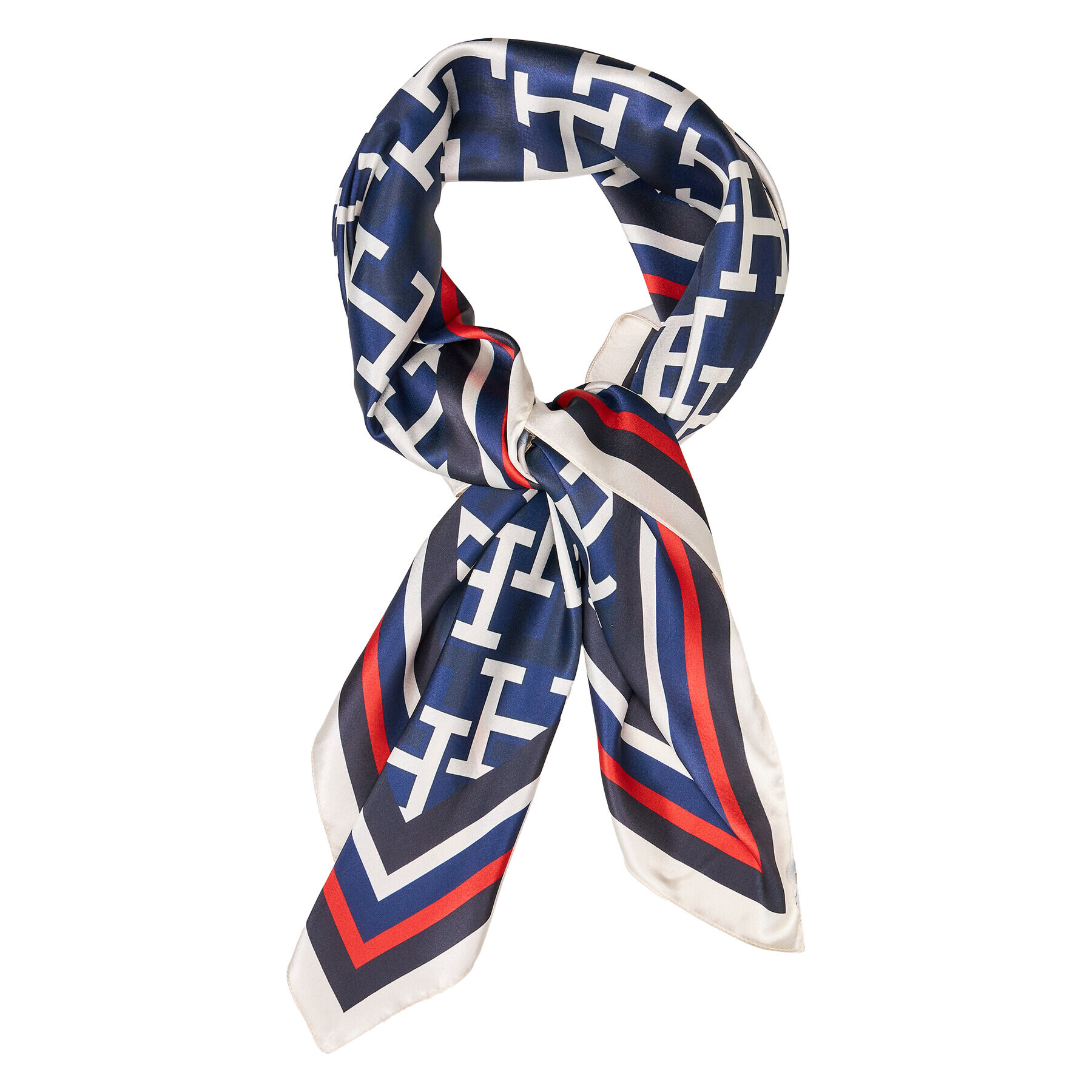 Tommy Hilfiger Šátek Monogram AW0AW15058 Tmavomodrá - Pepit.cz