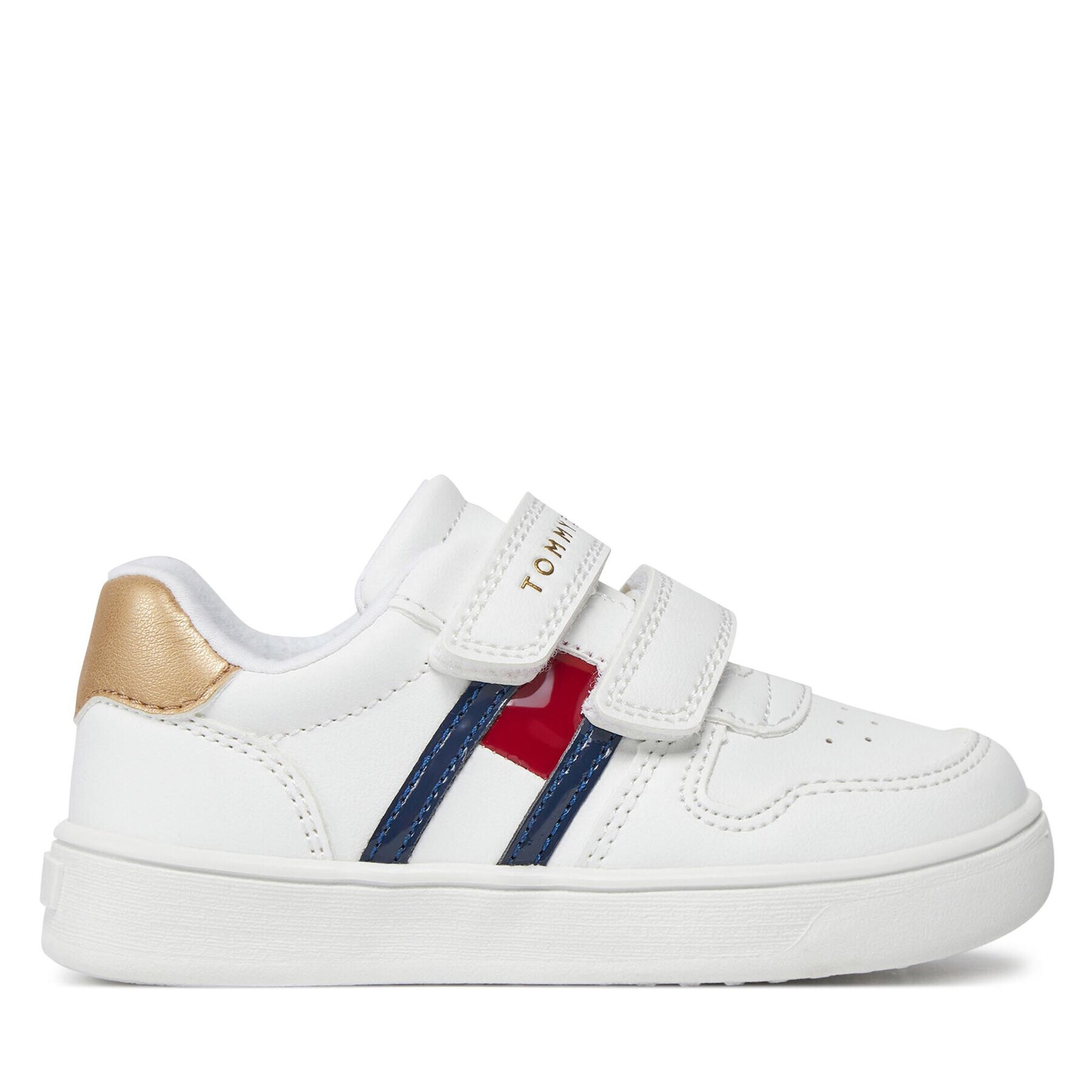 Tommy Hilfiger Sneakersy Flag Low Cut Velcro Sneaker T1A9-32956-1355 M Bílá - Pepit.cz